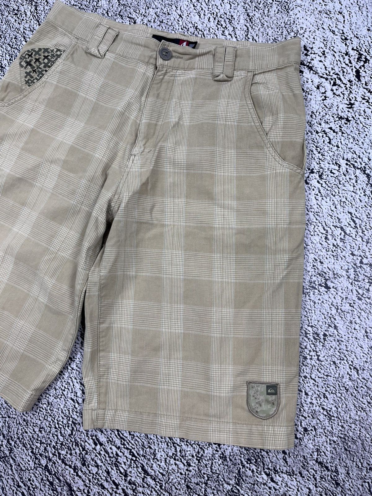 Quiksilver Vintage Quiksilver Check wide shorts size M Size US 32 / EU 48 - 3 Thumbnail