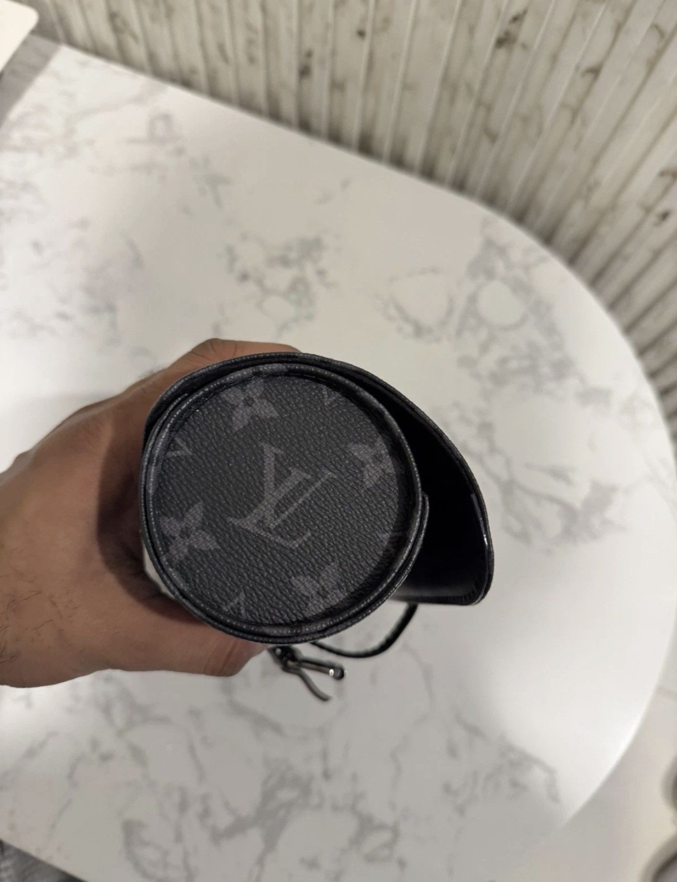 Louis Vuitton Louis Vuitton Monogram Eclipse 3 Watch Case M43385 Size ONE SIZE - 3 Thumbnail