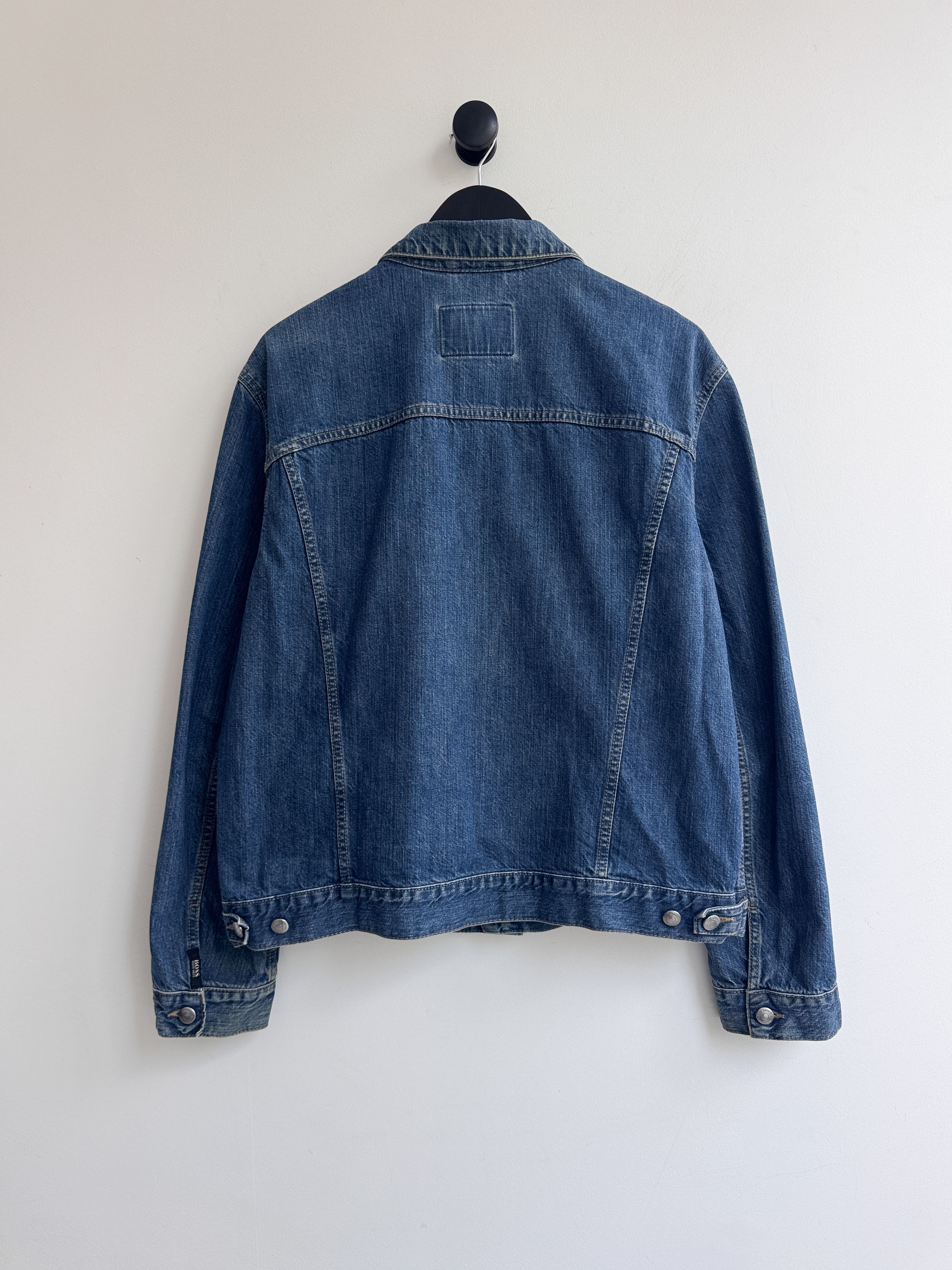 Hugo Boss Hugo Boss Blue Denim Jacket Size US M / EU 48-50 / 2 - 2 Thumbnail