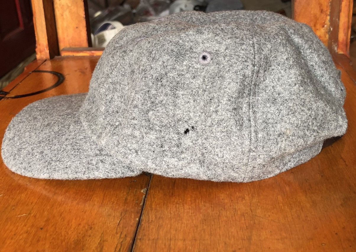 Noah Noah wool snapback 5 panel cap leather strap hybrid USA made Size ONE SIZE - 3 Thumbnail