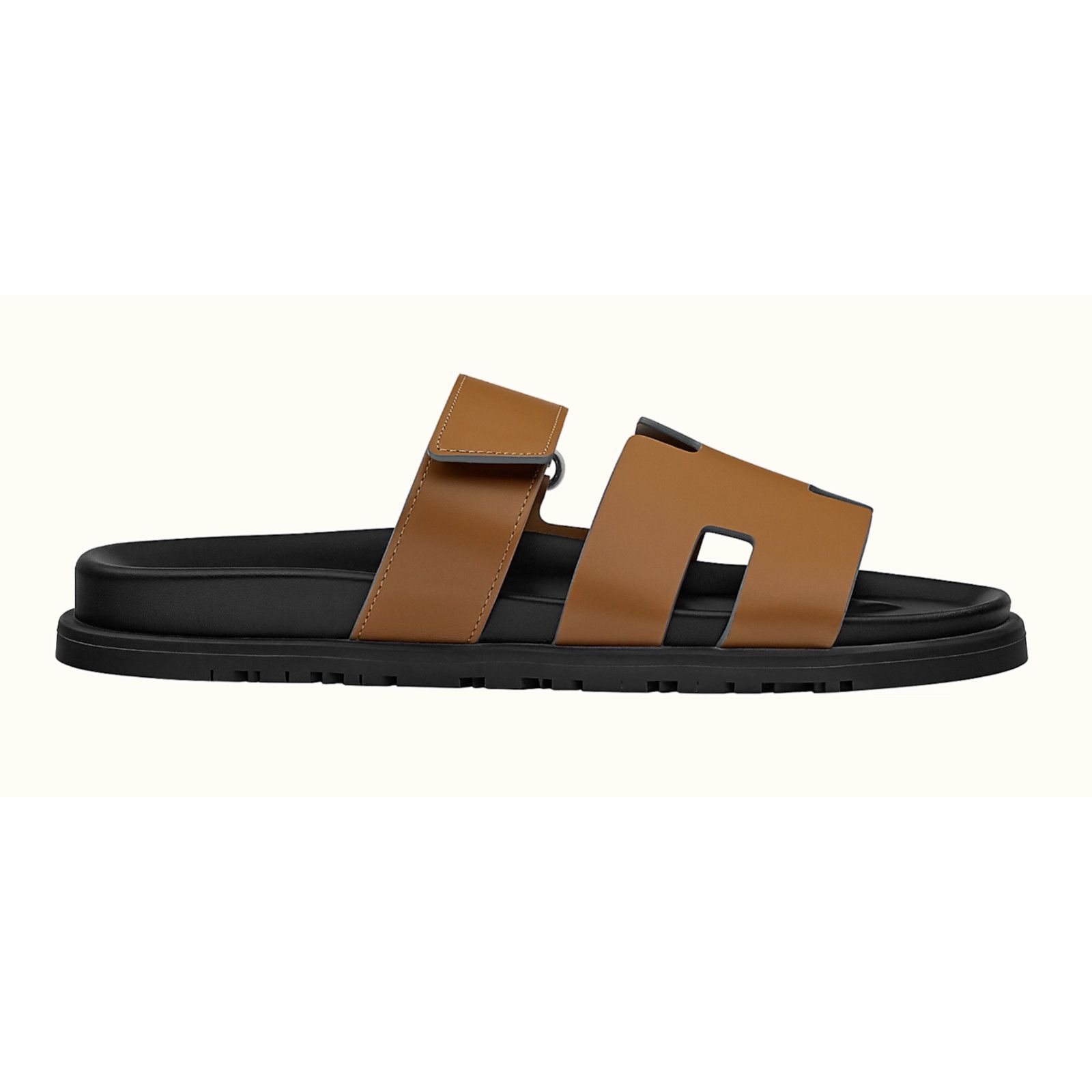 Hermes Hermes Chypre Sandal Men Logo Slide Slip On Flat 44.5 11.5 Size US 11.5 / EU 44-45 - 3 Thumbnail