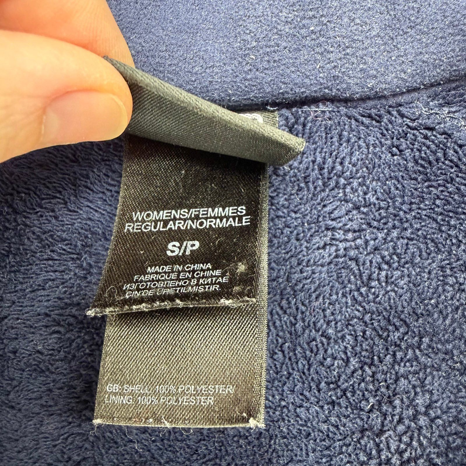 The North Face The North Face Fleece Full Zip Jacket Size Small Blue Size S / US 4 / IT 40 - 3 Thumbnail