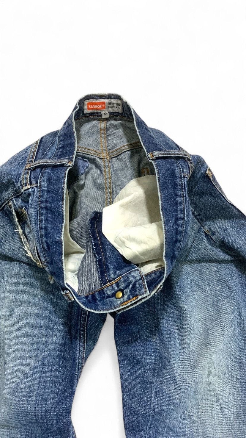 Japanese Brand × X-LARGE × Xlarge X-LARGE Logo denim jeans Size US 32 / EU 48 - 4 Thumbnail