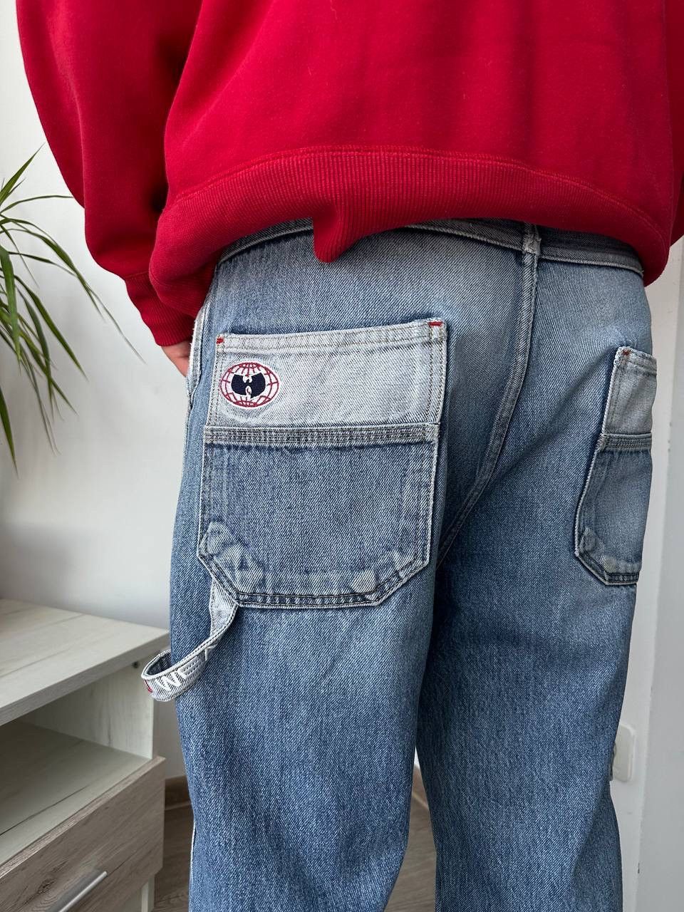 Japanese Brand × Vintage × Wu-Tang Clan Vintage Wu-Wear Denim Wu-Tang Baggy Japanese Pants Size US 32 / EU 48 - 7 Thumbnail