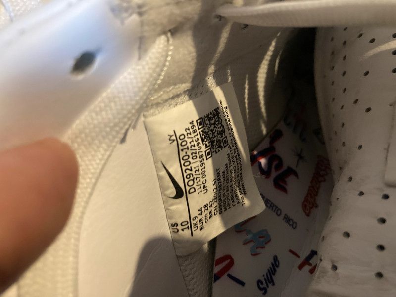 Nike Nike Air Force One AF1 - Puerto Rico PR Day - UK 9 RARE Size US 10 / EU 43 - 5 Thumbnail