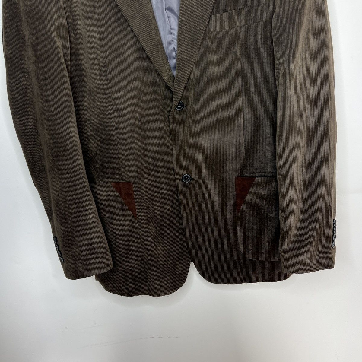Dolce & Gabbana Dolce & Gabbana Brown vintage sun faded corduroy used blazer Size 46R - 6 Thumbnail