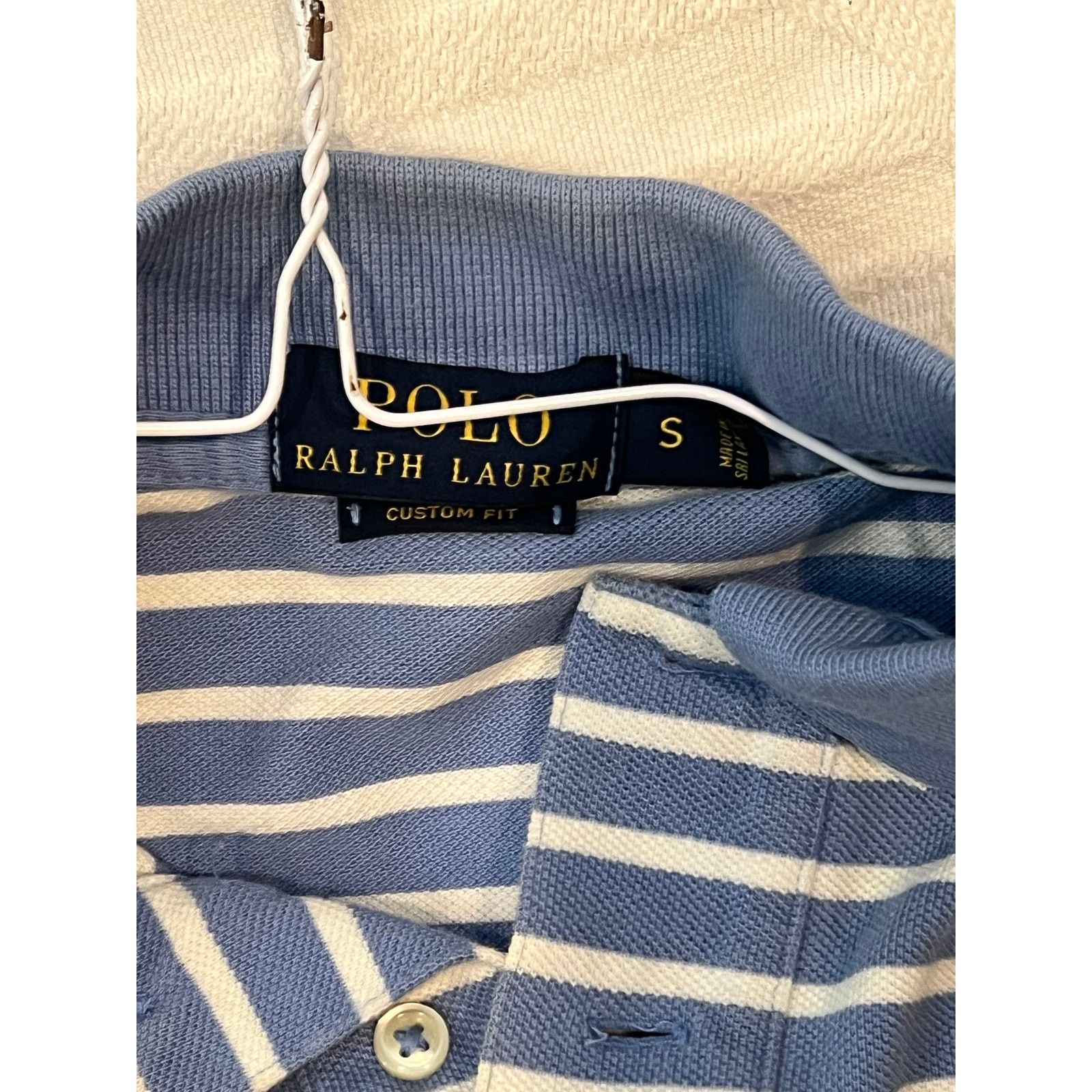 Polo Ralph Lauren Polo by Ralph Lauren Blue Striped Shirt Mens S Size US S / EU 44-46 / 1 - 3 Thumbnail