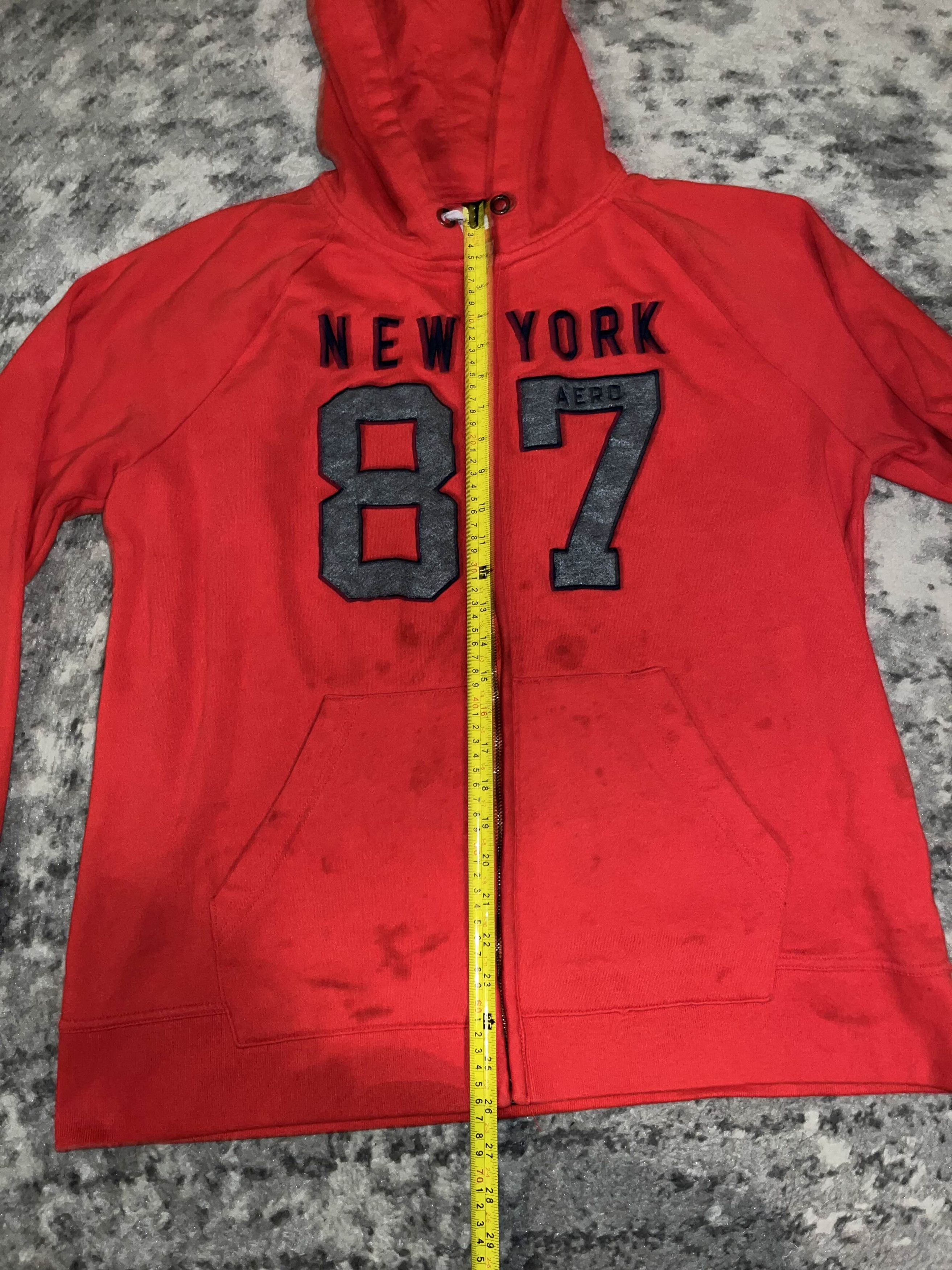 Aeropostale Y2K Aeropostale New York Zip Up Sweater Size US XL / EU 56 / 4 - 5 Thumbnail