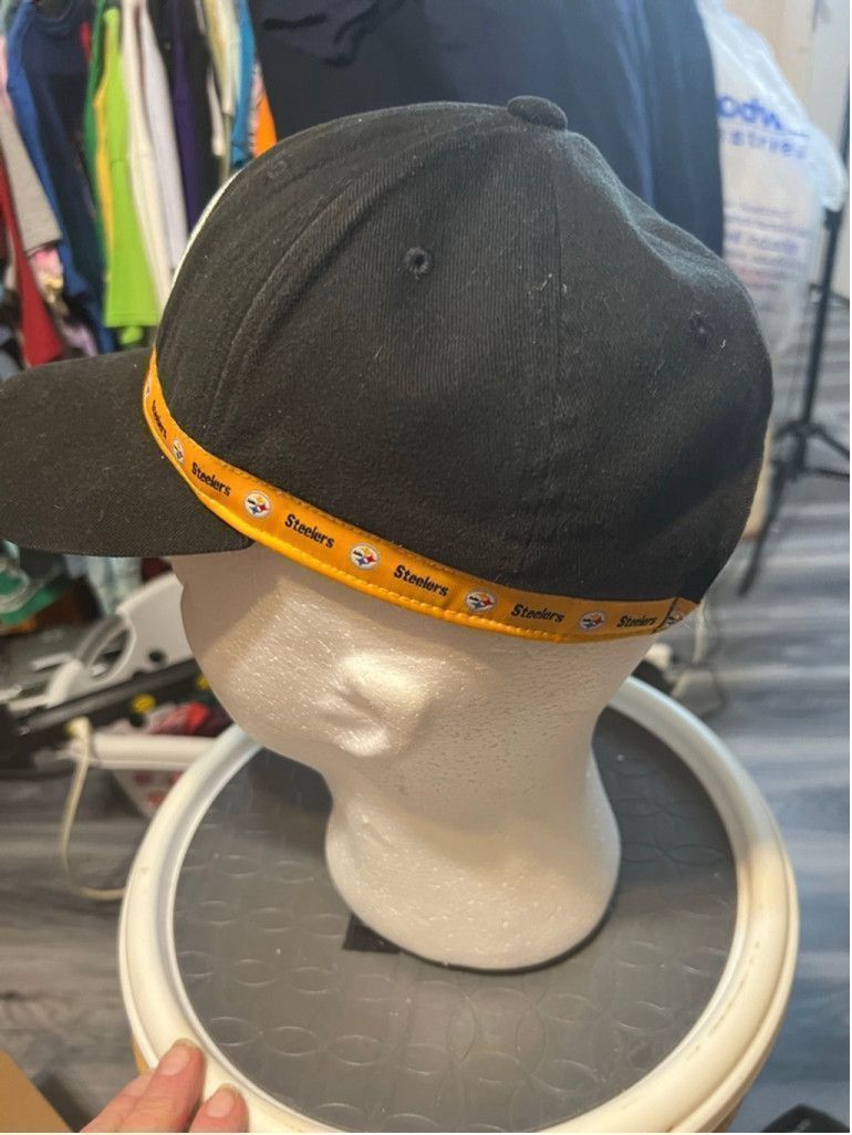 Reebok Unisex Reebok Pittsburgh Steelers Baseball Cap Hat Size ONE SIZE - 2 Thumbnail
