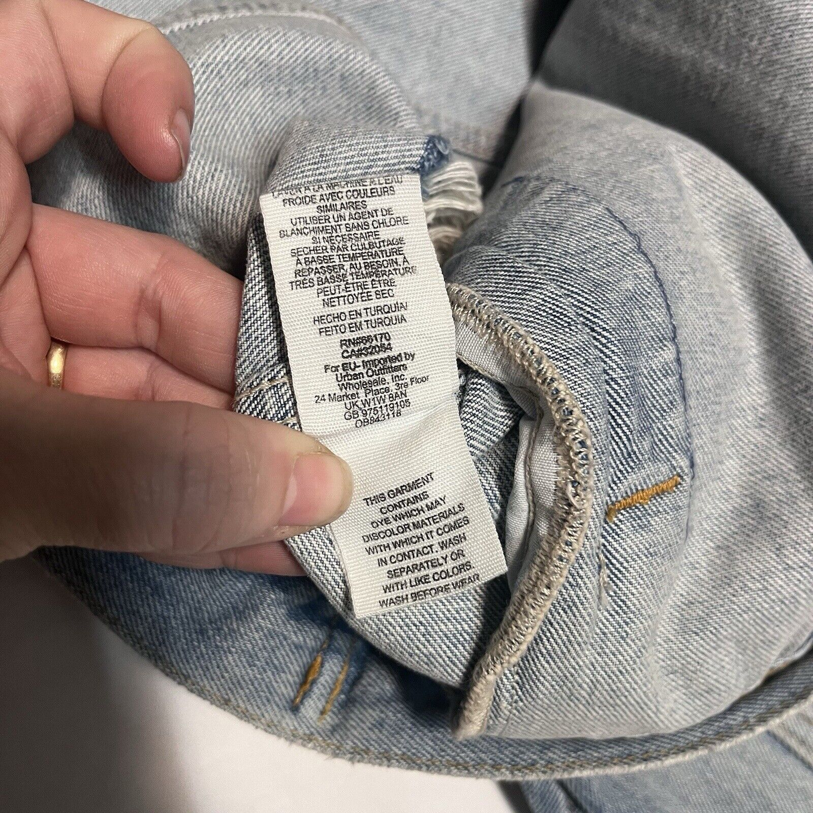 Free People Free People Denim Trucker Jacket Size M / US 6-8 / IT 42-44 - 10 Thumbnail