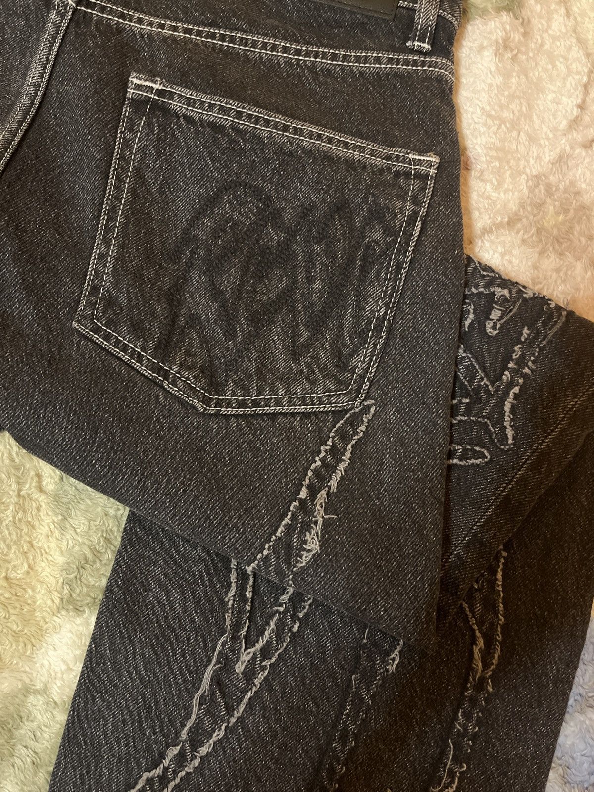 Revenge Revenge Web Patch Jeans Size US 30 / EU 46 - 3 Thumbnail
