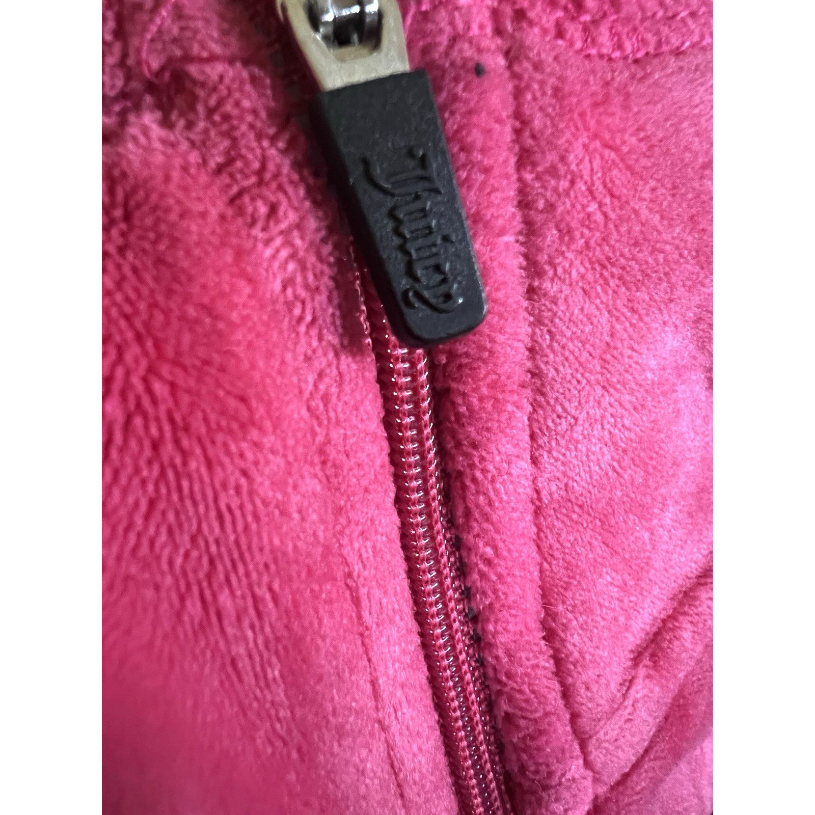 Juicy Couture Juicy Couture Vintage Y2K Pink Velour Pullover Shirt Large Size L / US 10 / IT 46 - 10 Thumbnail