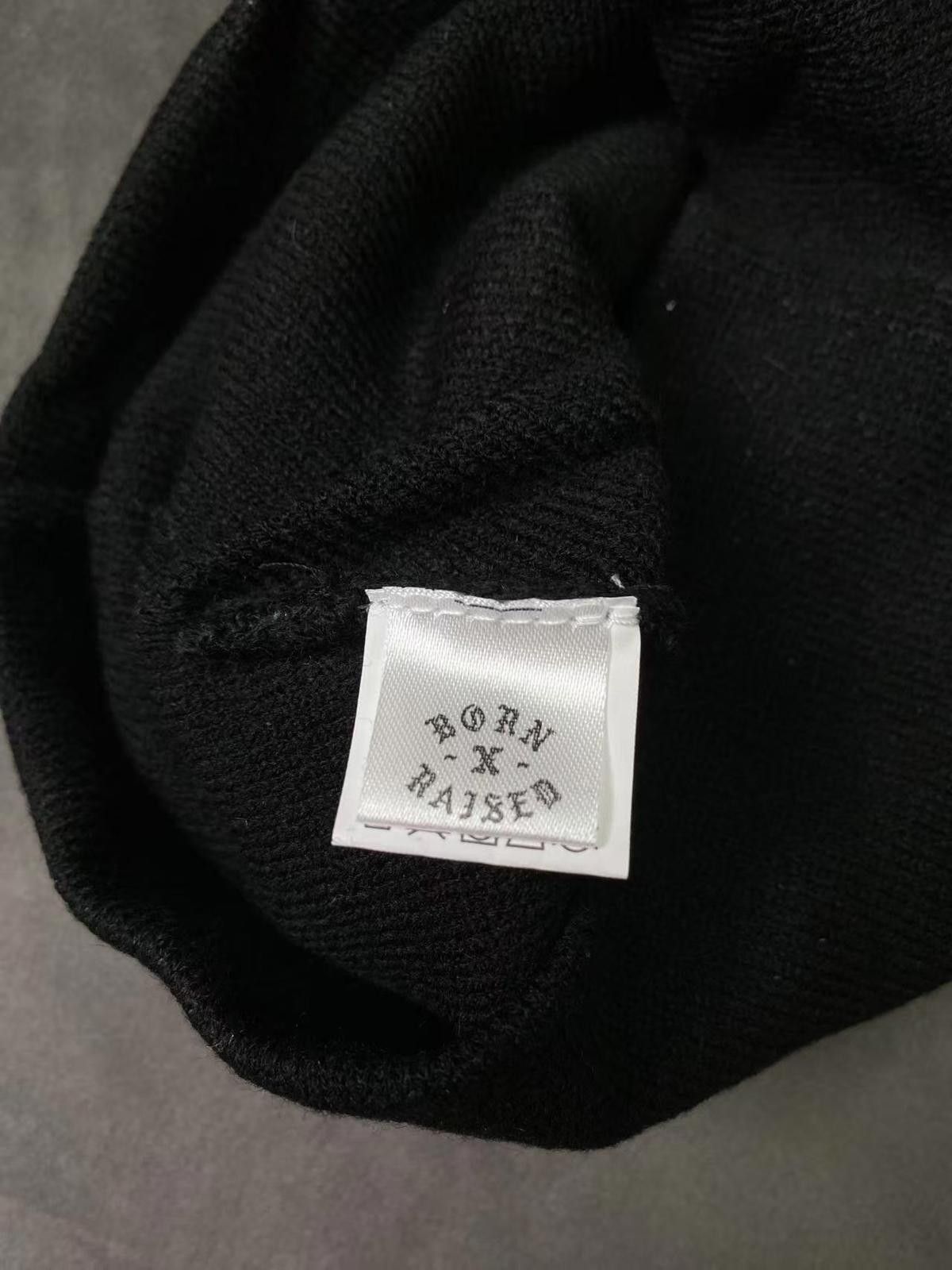 Born X Raised Born X Raised Throwie Skully Black No Cuff Knit Green Beanie Size ONE SIZE - 5 Thumbnail