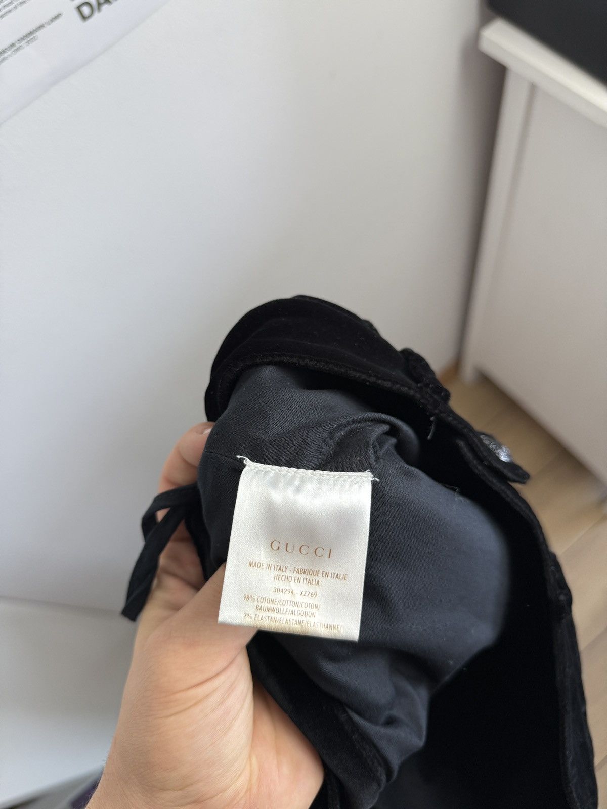 Gucci Gucci G logo velour leggings pants IT40 designer luxury y2k Size 27" / US 4 / IT 40 - 6 Thumbnail