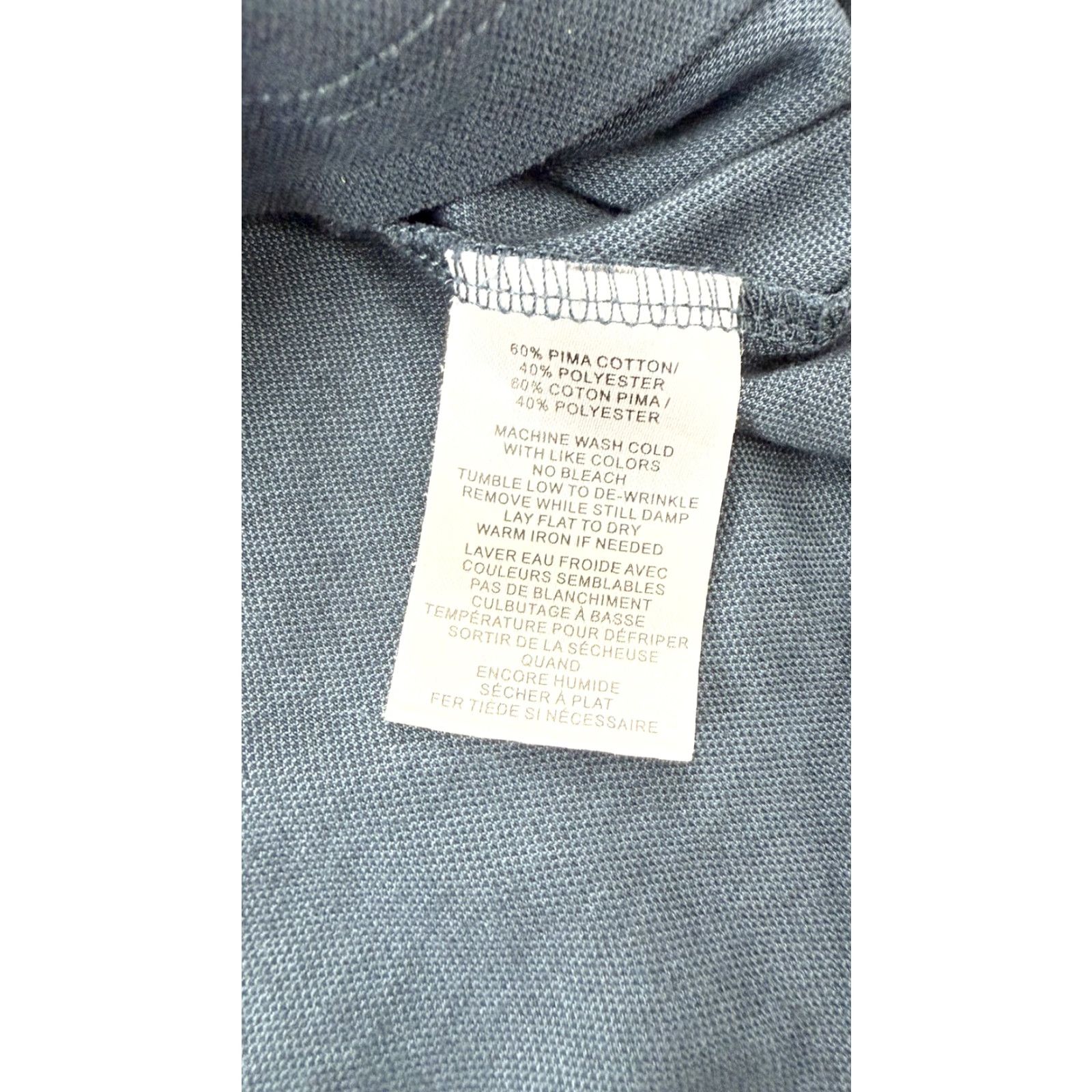 Vintage Robert Barakett Polo Shirt Mens XL Blue Long Sleeve Polo Casual Size US XL / EU 56 / 4 - 4 Thumbnail