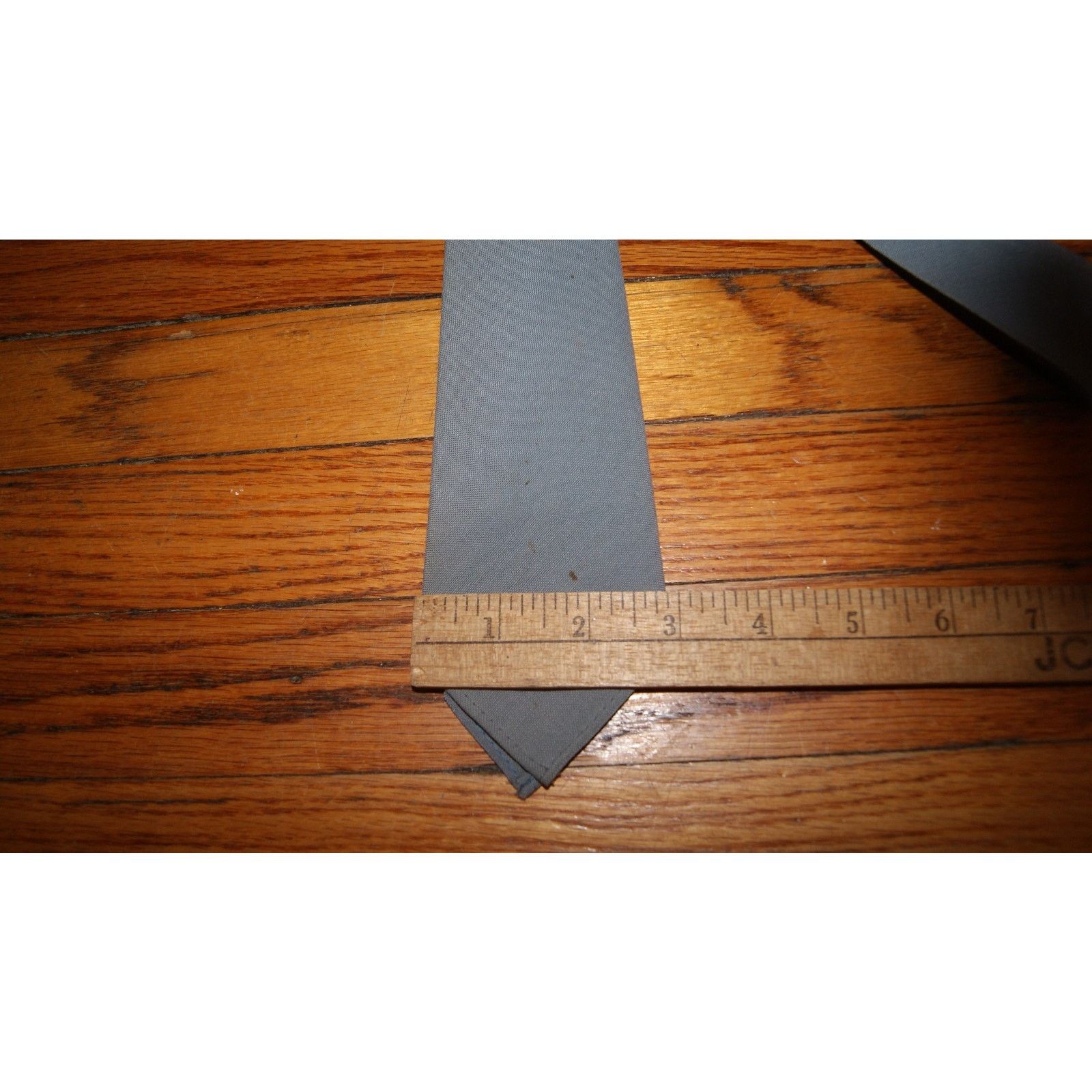 Vintage VTG 30s 40s Wembley Gray Cloth Mens Neck Tie Imported Size ONE SIZE - 4 Thumbnail