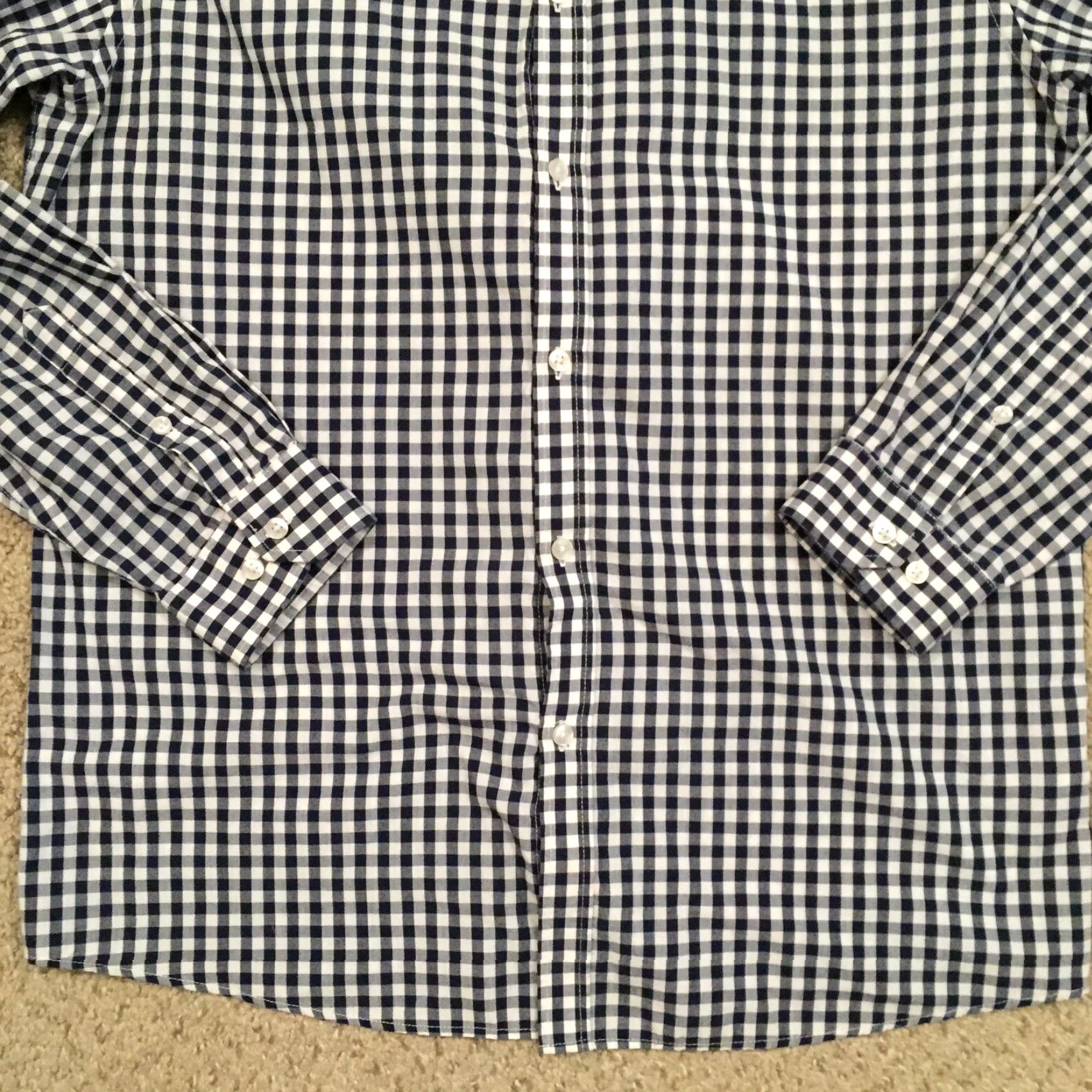 Primark Primark Shirt Mens Medium Blue Plaid Long Sleeve Button Up Size US M / EU 48-50 / 2 - 4 Thumbnail