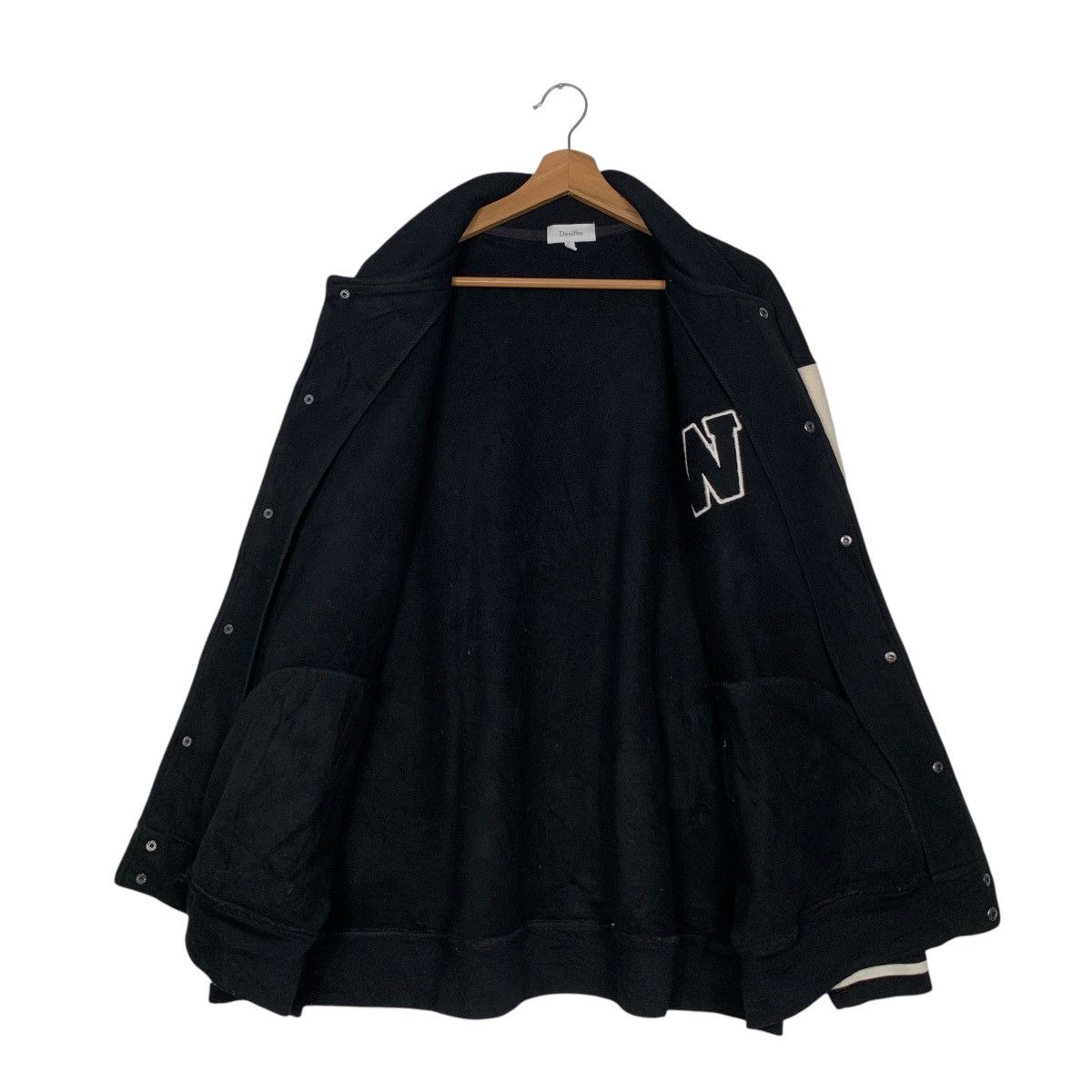 Japanese Brand DENIFITS Classic Style Varsity Jacket #2697-C121 Size US XXL / EU 58 / 5 - 11 Thumbnail