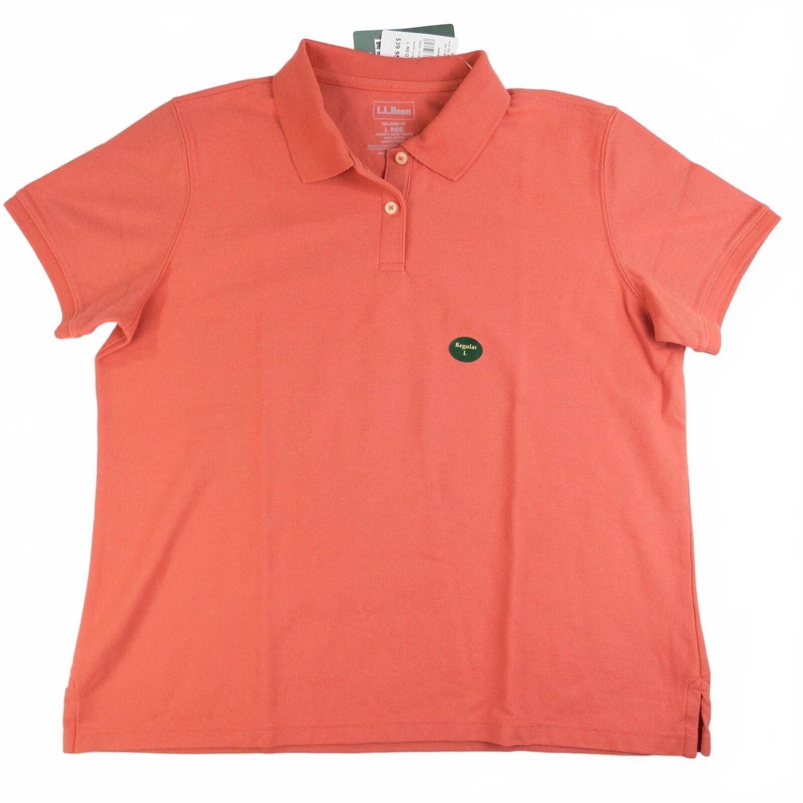 L.L. Bean L.L. Bean Women's Relaxed Fit Polo Shirt Size L Regular NWT Size L / US 10 / IT 46 - 1 Thumbnail
