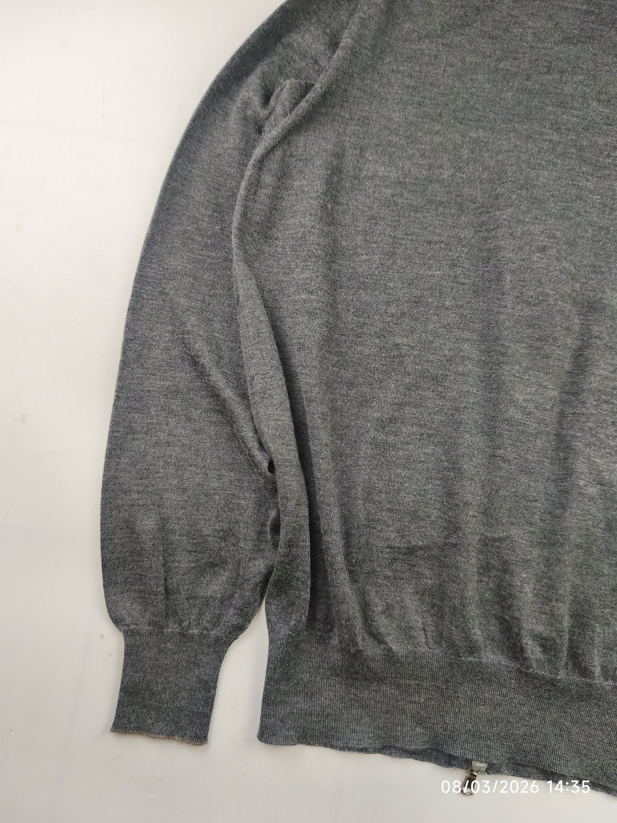 Brunello Cucinelli Brunello Cucinelli zip up cashmere cardigan Size US M / EU 48-50 / 2 - 8 Thumbnail