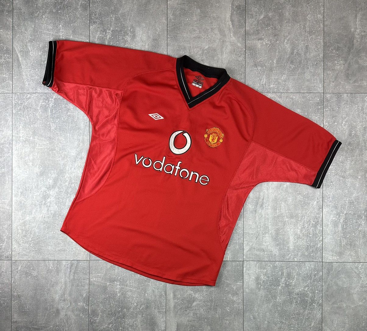 Other Manchester United 2000/02 Home Soccer Football Retro Jersey Size US XL / EU 56 / 4 - 1 Thumbnail