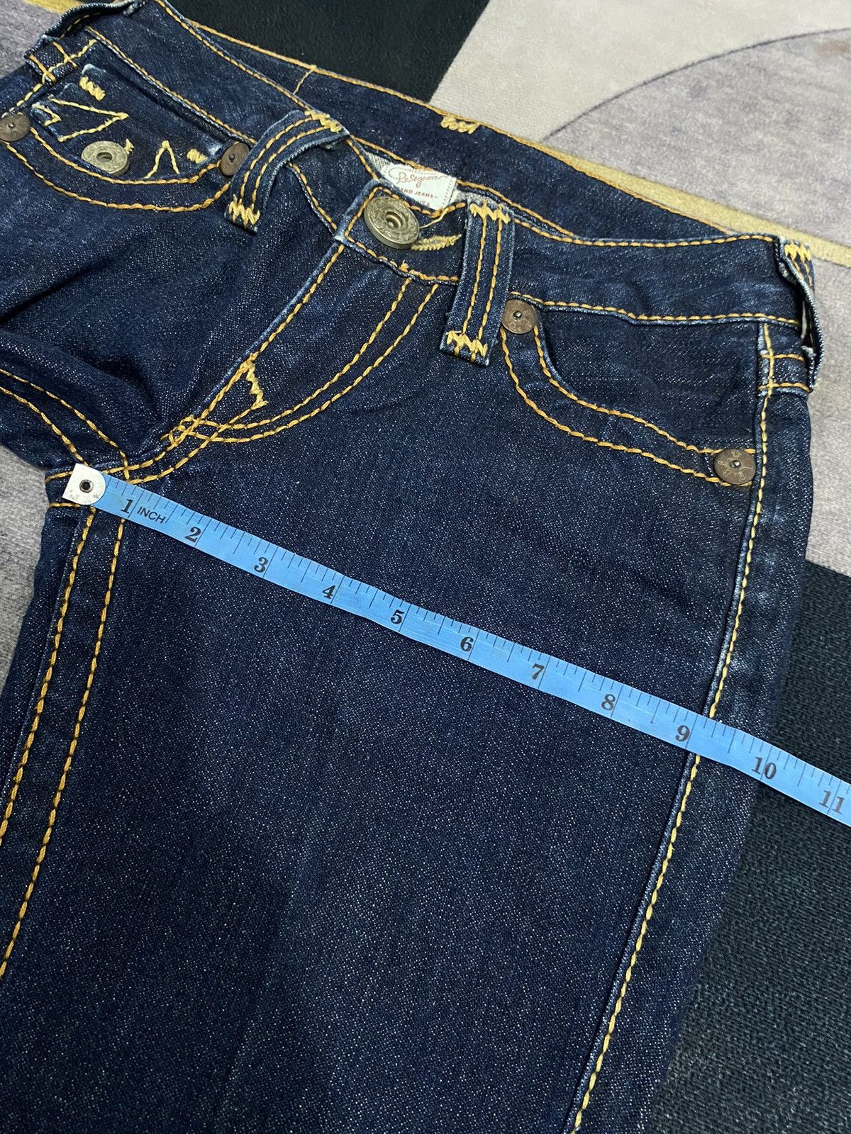 True Religion TRUE RELIGION FLARE BOOT CUT DENIM PANTS Size US 27 - 11 Thumbnail