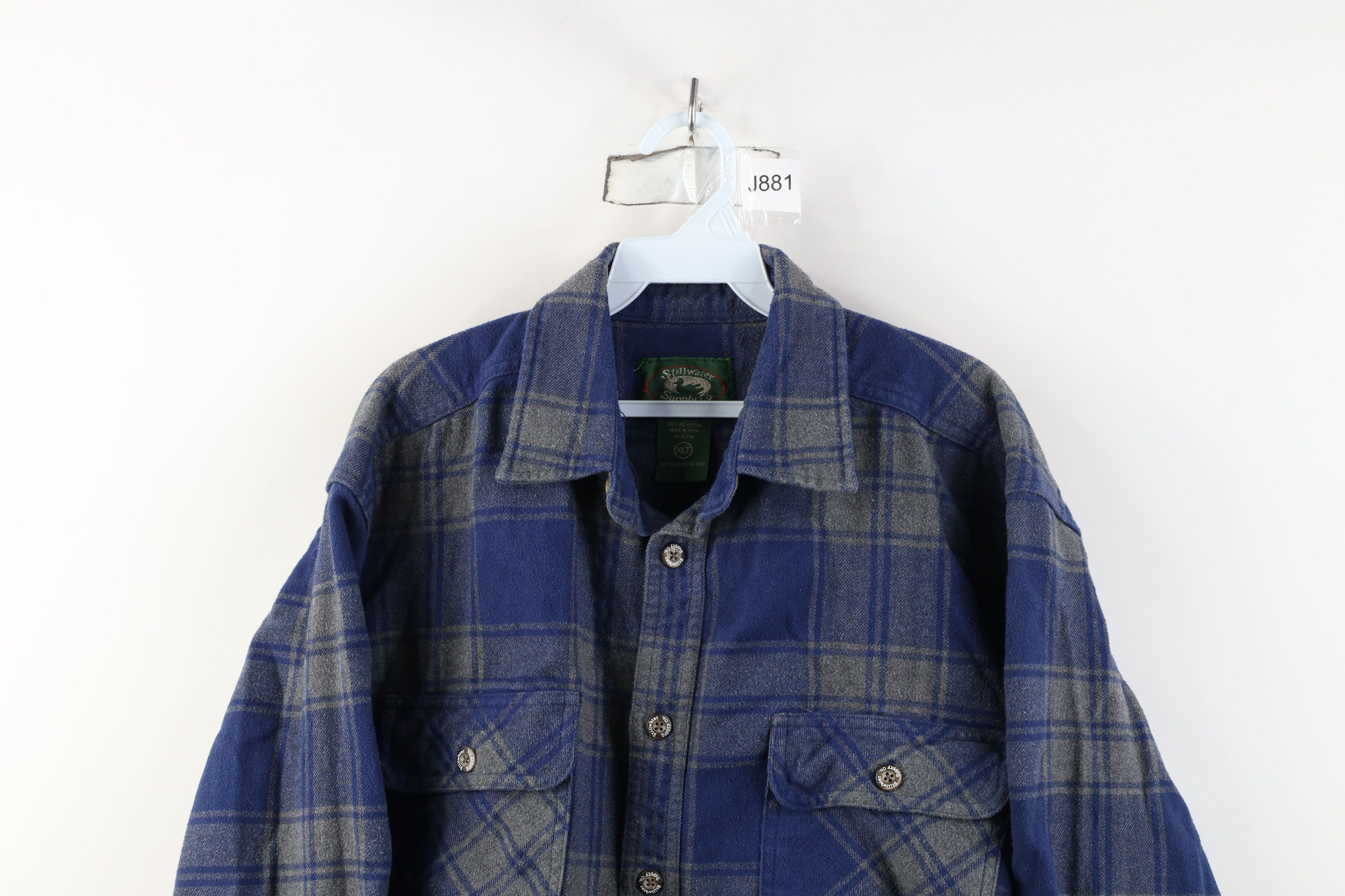 Vintage Vintage 90s Streetwear Heavyweight Collared Button Shirt Size US XL / EU 56 / 4 - 2 Thumbnail