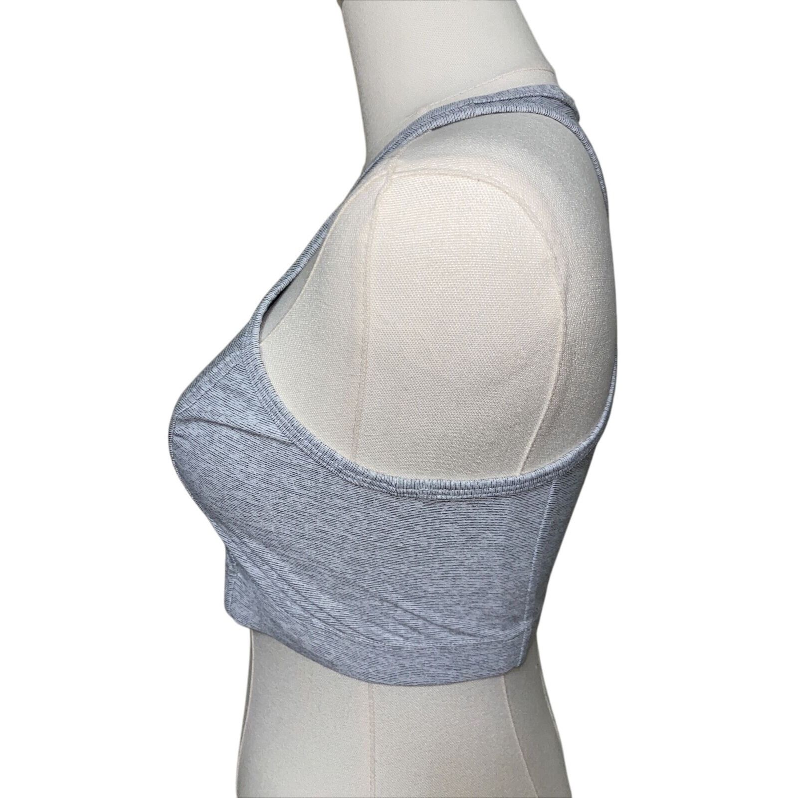 Outdoor Voices Outdoor Voices Sports Bra Athena Stretch Crop Gray SZ Medium Size M / US 6-8 / IT 42-44 - 2 Thumbnail