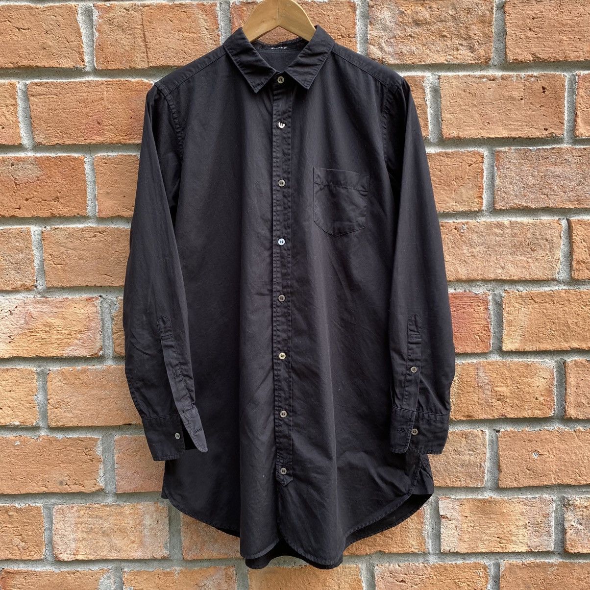 Zucca ZUCCA Black Shirt Dress with Long Sleeves Size M / US 6-8 / IT 42-44 - 4 Thumbnail
