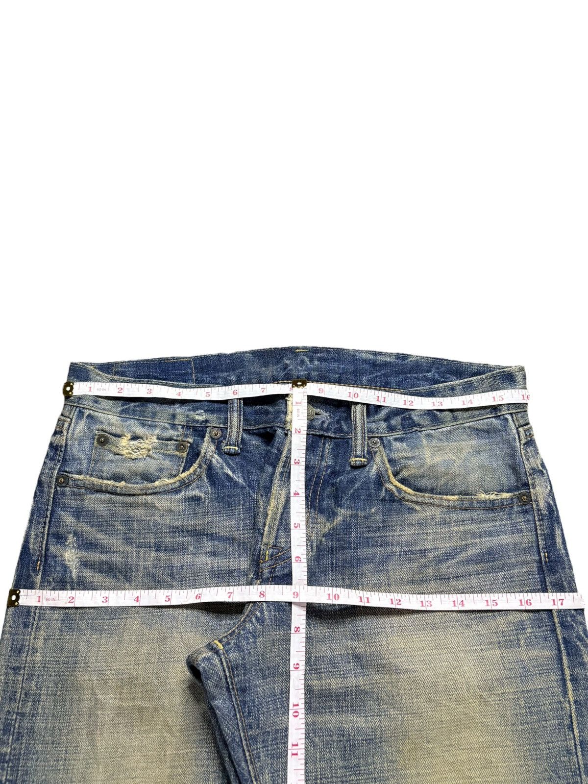 Eternal × Japanese Brand Vintage Japanese Eternal Mud Wash Distressed Loose Jeans Size US 28 / EU 44 - 12 Thumbnail