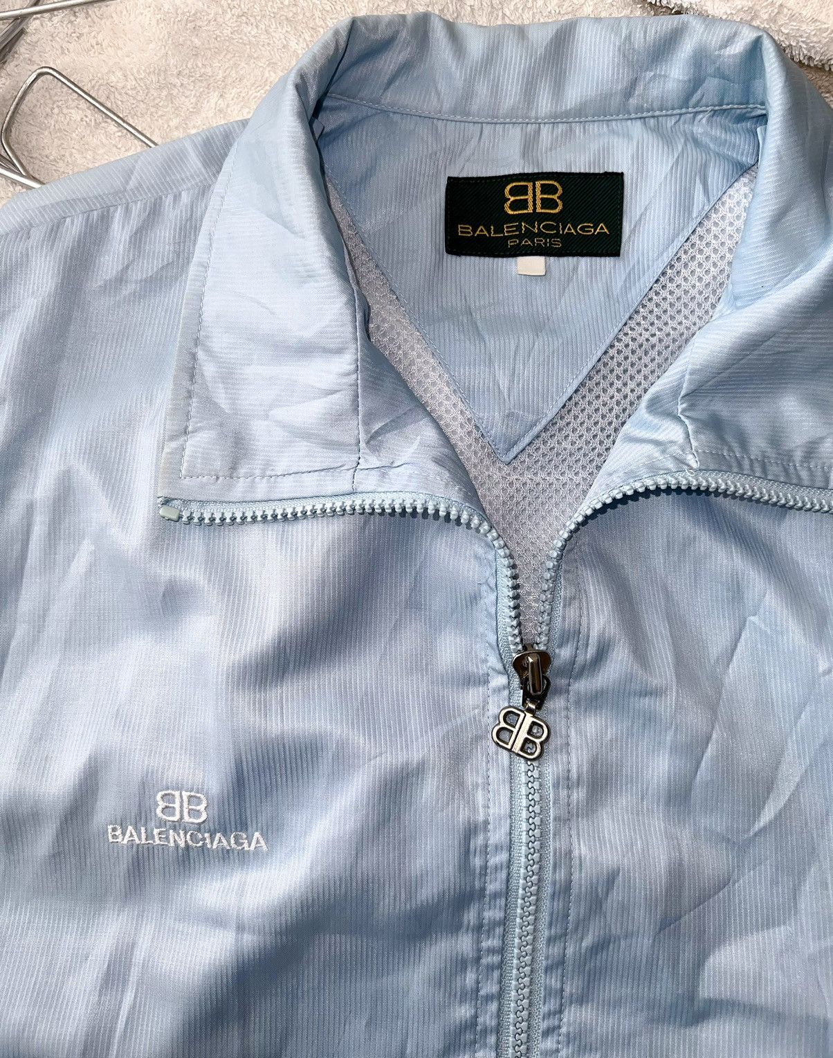 Balenciaga Balenciaga cotton candy blue track jacket ❄️ Size US M / EU 48-50 / 2 - 8 Thumbnail