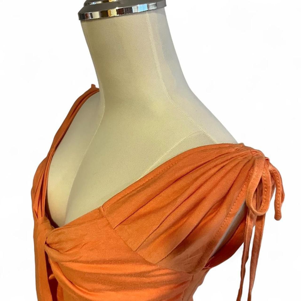 Other Vintage Y2K orange ruched top Gabriel Solis style🍊 Size M / US 6-8 / IT 42-44 - 3 Thumbnail
