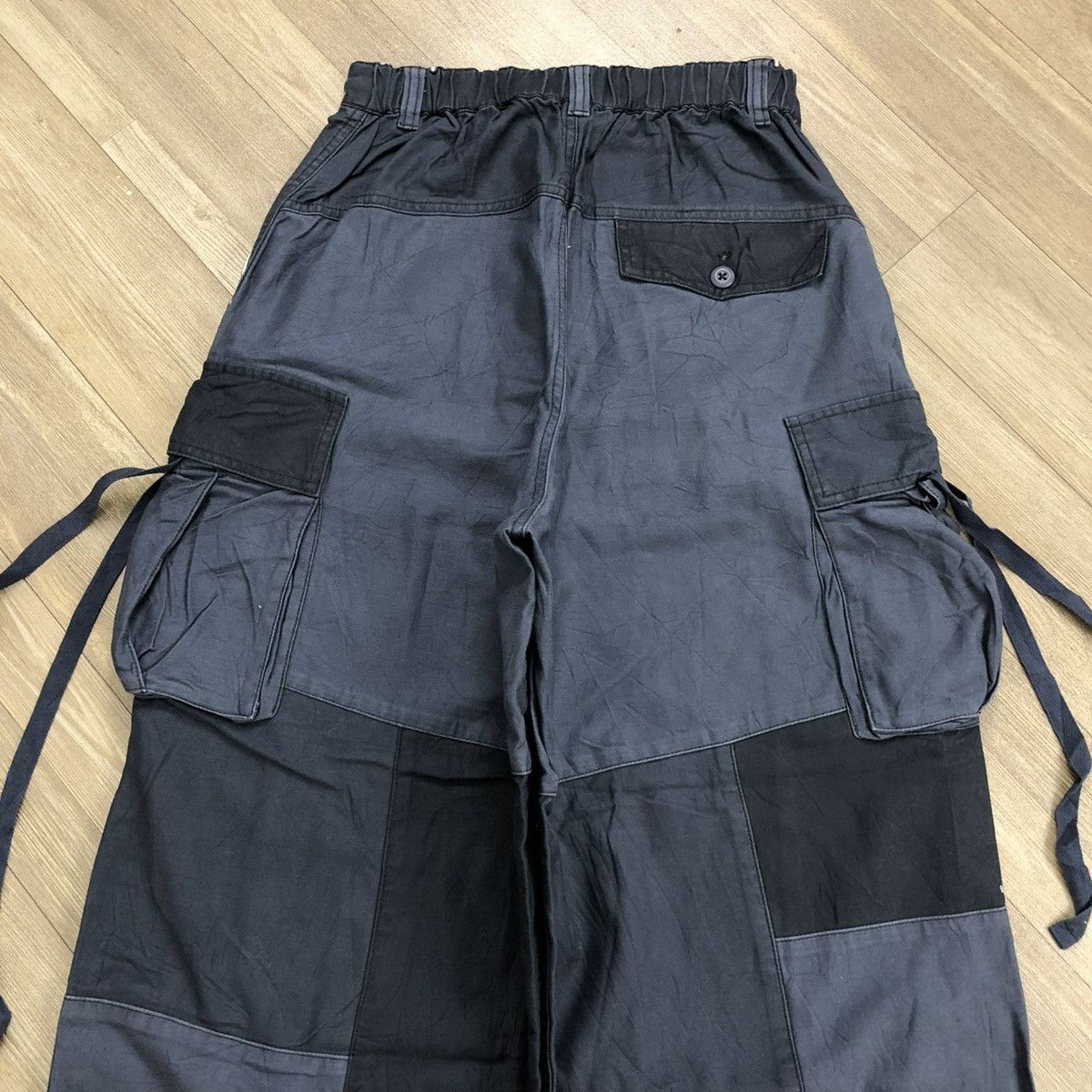 Japanese Brand 2000s Niko And Patchwork Lgb Goa Bondage Cargo Baggy Pants Size US 26 / EU 42 - 14 Thumbnail