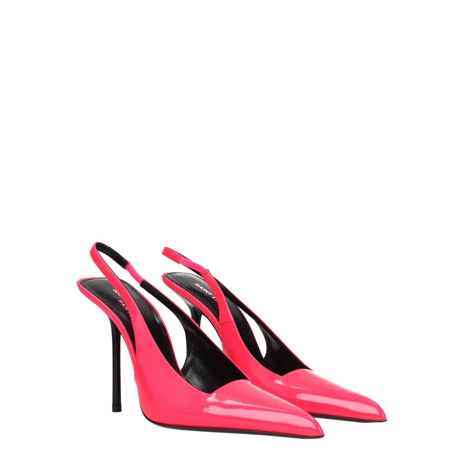 Saint Laurent Paris ob1o1e1124 Patent Leather Sandals in Pink/Coral Size US 9.5 / IT 39.5 - 2 Thumbnail