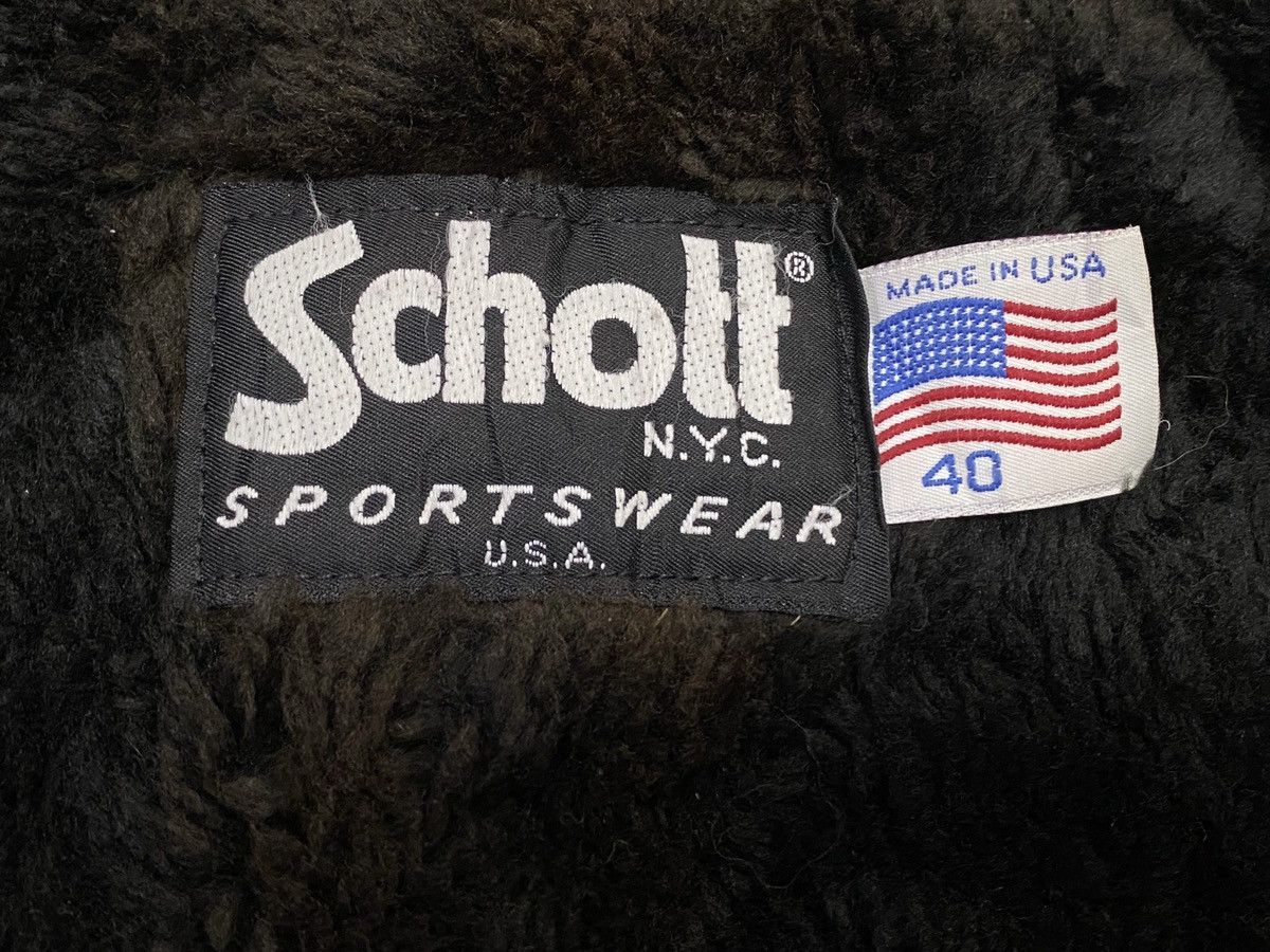 Schott Vintage Schott Leather A-2 Bomber Jacket Size US M / EU 48-50 / 2 - 9 Thumbnail