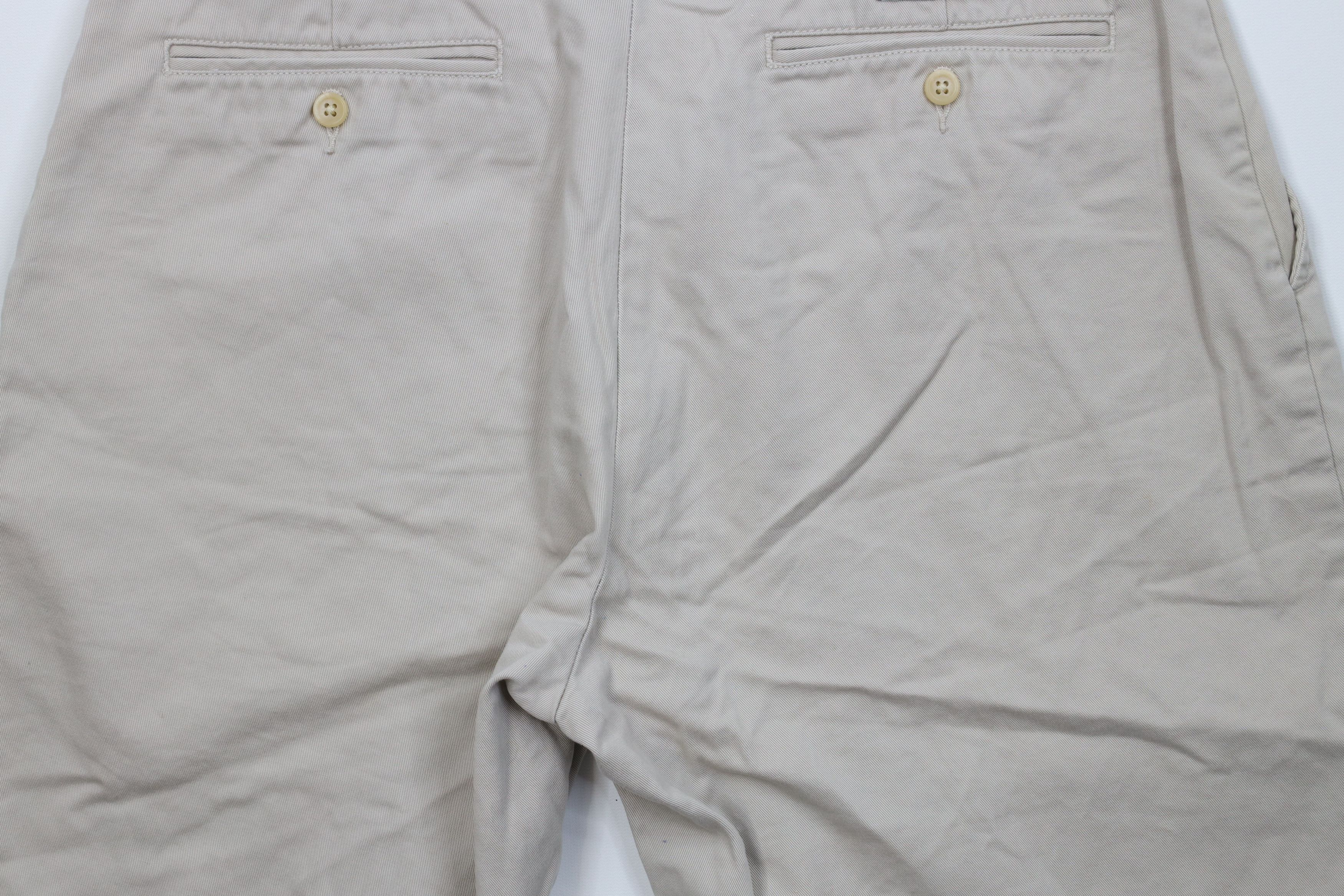Ralph Lauren Vintage 90s Ralph Lauren Cotton Golf Chino Shorts Beige Size US 32 / EU 48 - 12 Thumbnail