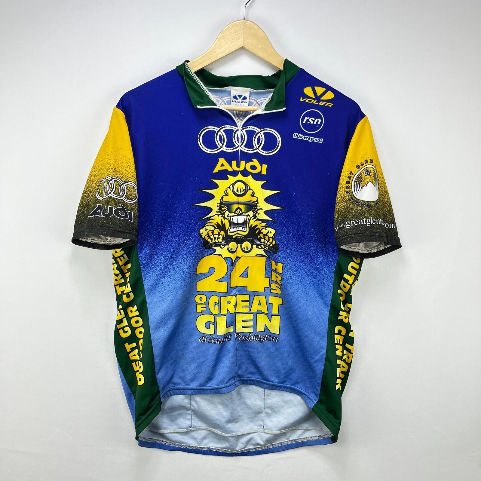 Anne-Valerie Dupond Vintage Voler Audi Cycling Size Large Bicycle Jersey XL Size ONE SIZE - 1 Thumbnail