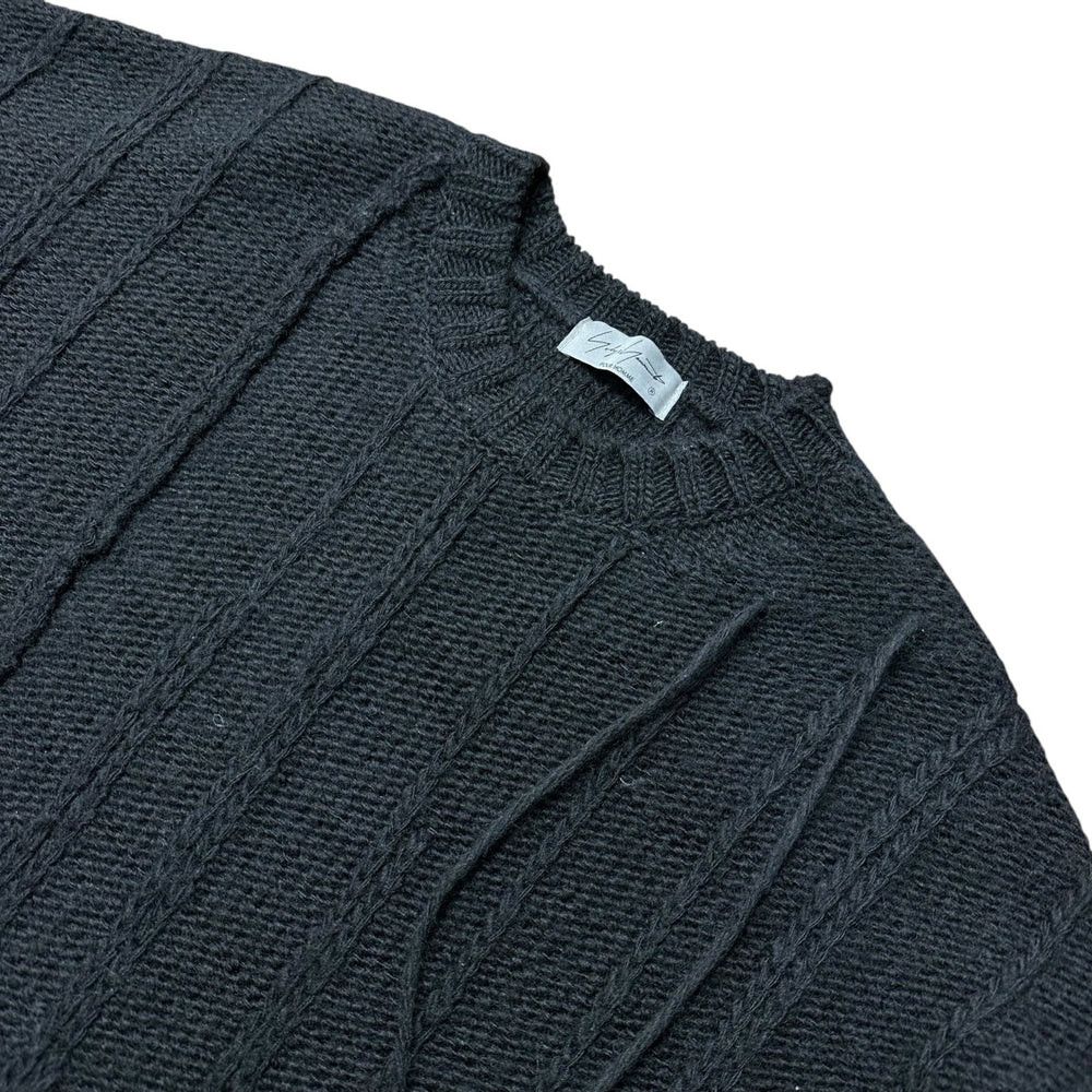 Yohji Yamamoto Yohji Yamamoto pour homme Oversized switch knit Size US L / EU 52-54 / 3 - 3 Thumbnail