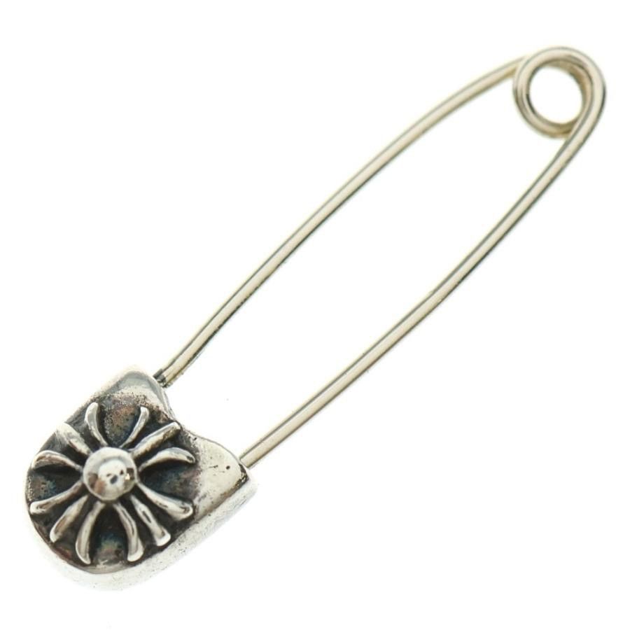Chrome Hearts Chrome Hearts Safety Pin Silver Earring Size ONE SIZE - 1 Thumbnail