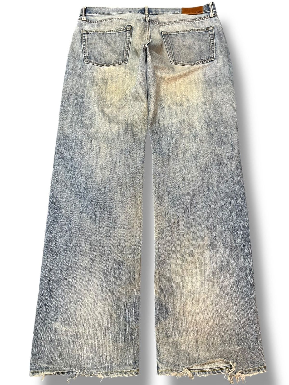 Jun Takahashi × Uniqlo Vintage Uniqlo S-003 Mudwash Faded Distressed Denim Size US 36 / EU 52 - 6 Thumbnail