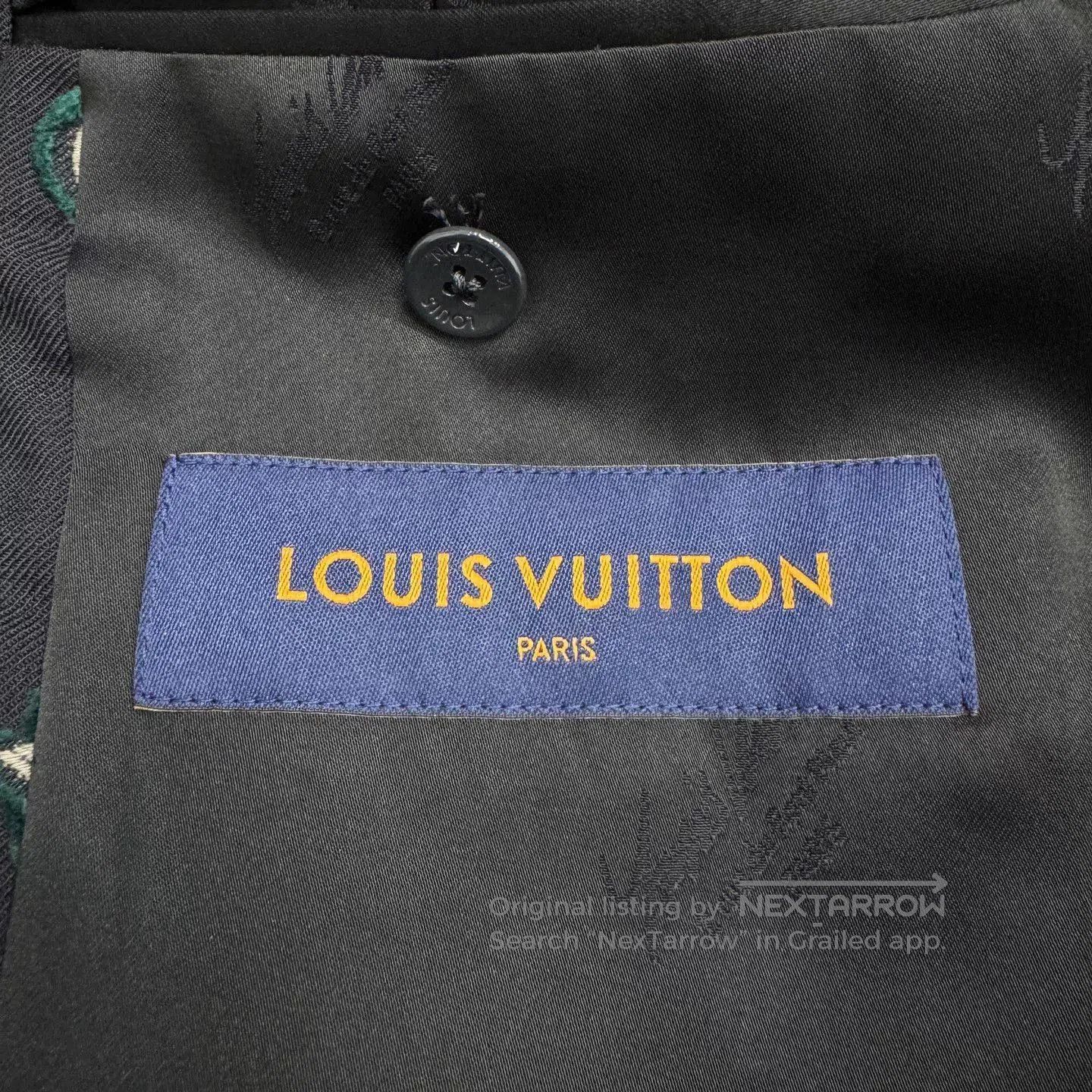 Louis Vuitton louis vuitton embroidered wool suit jacket. Size US XXL / EU 58 / 5 - 3 Thumbnail