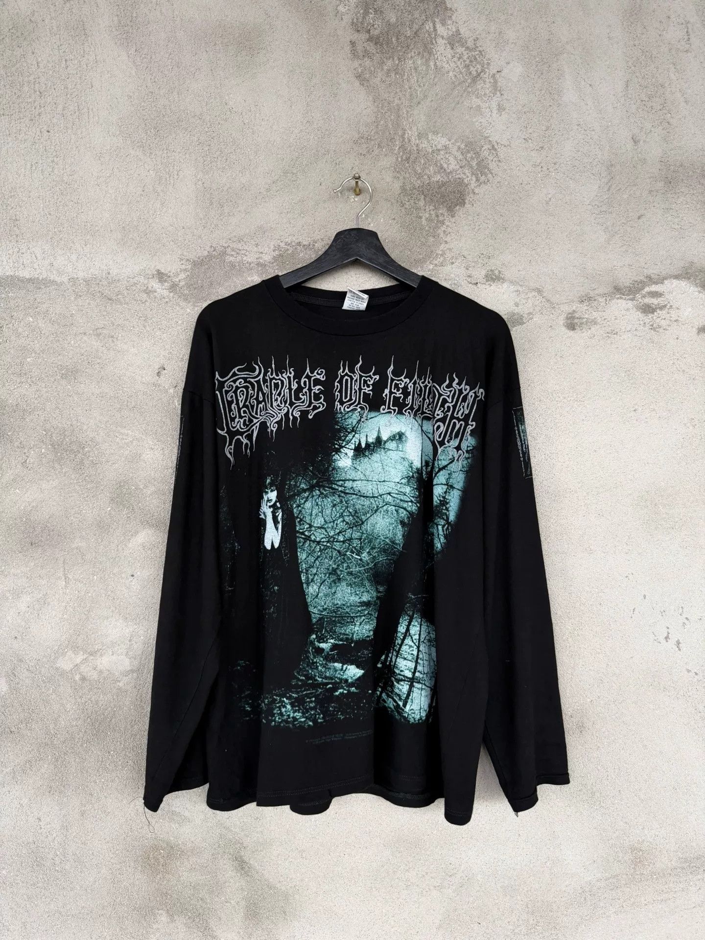 Vintage Vintage Cradle of Filth 90s Longsleeve T-shirt Size US M / EU 48-50 / 2 - 1 Thumbnail