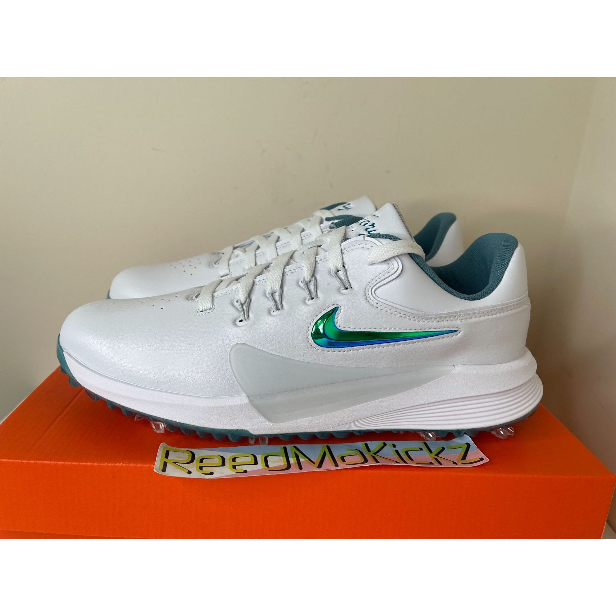 Nike Nike Victory Pro 4 Golf White Blue Iridescent Mens 7us Size US 7 / EU 40 - 1 Thumbnail