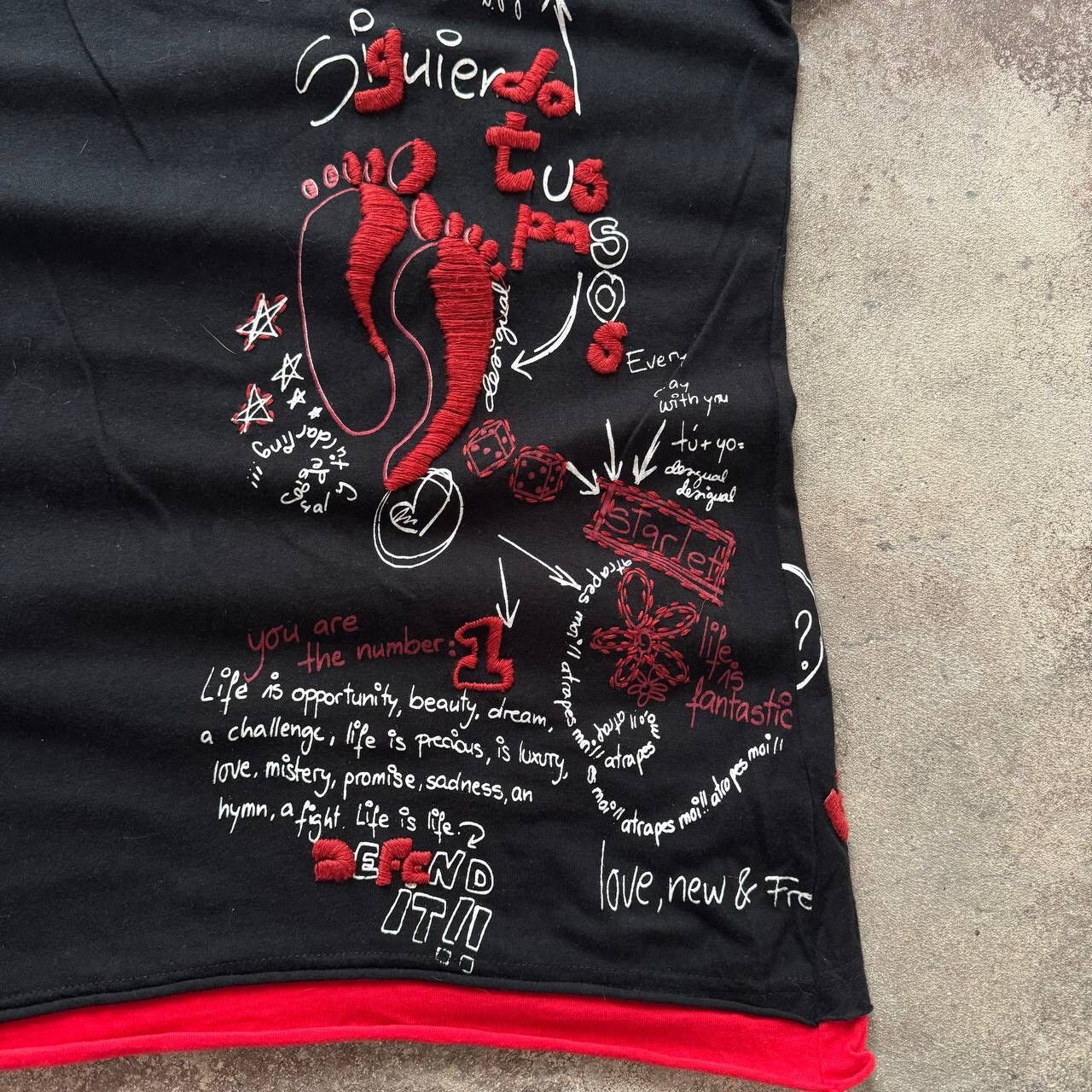 Desigual Y2K Desigual Vintage Crazy T-Shirt (Jean Paul Gaultier vibe) Size S / US 4 / IT 40 - 5 Thumbnail