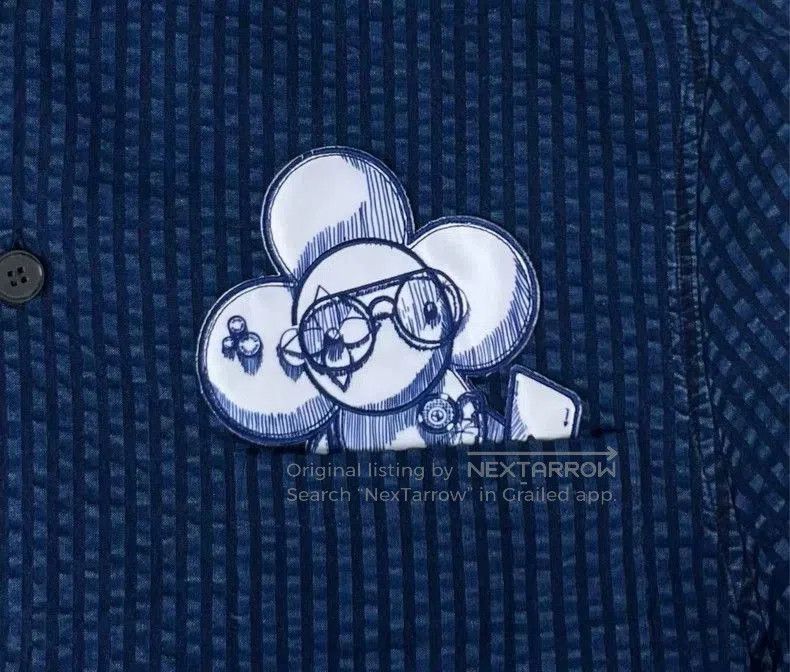 Louis Vuitton Louis Vuitton Blue Short Sleeve Shirt. Size US XS / EU 42 / 0 - 5 Thumbnail