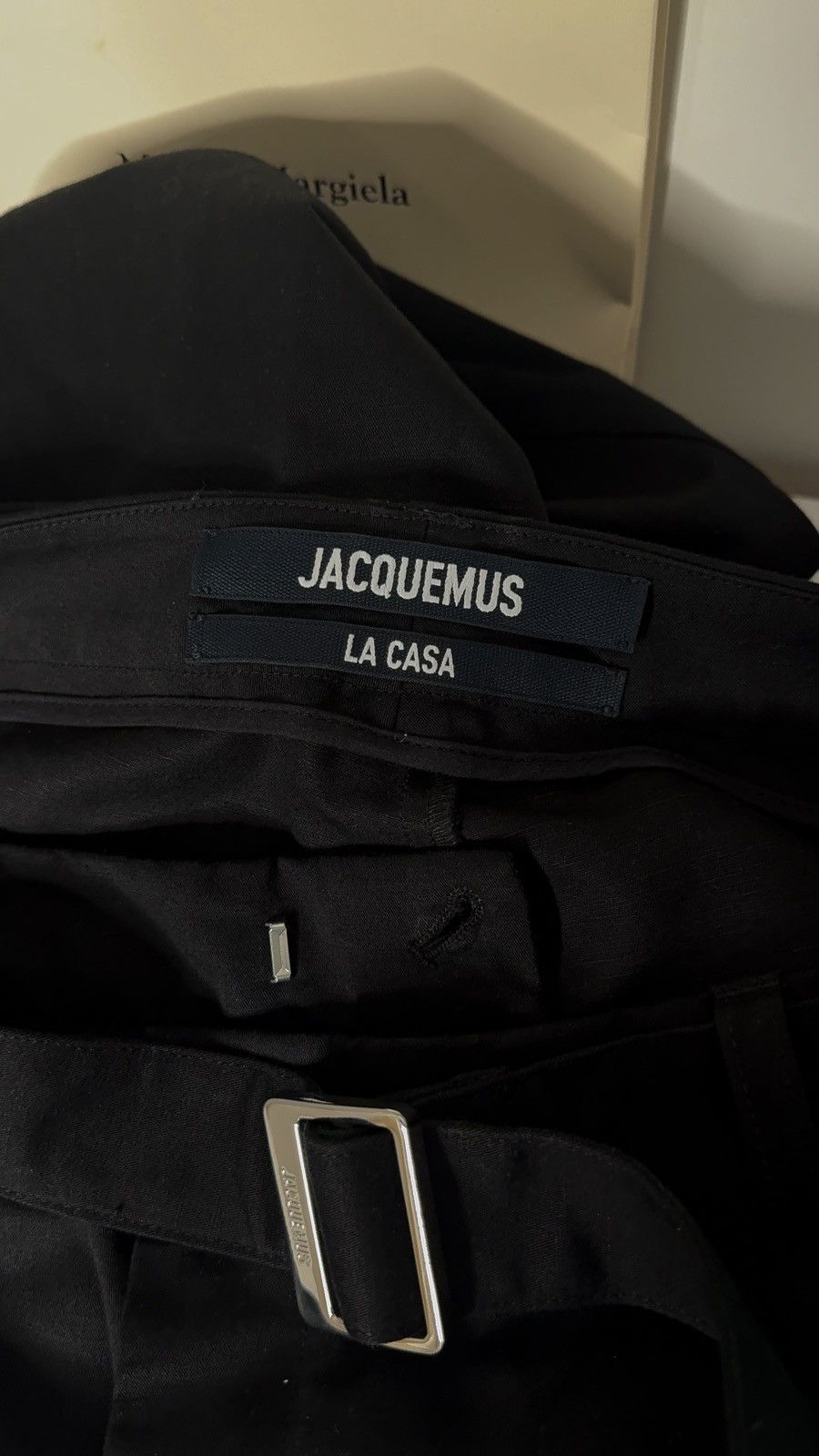 Jacquemus ✅ JACQUEMUS Black Nylon Cargo Pants Jeans 50 Size US 34 / EU 50 - 6 Thumbnail