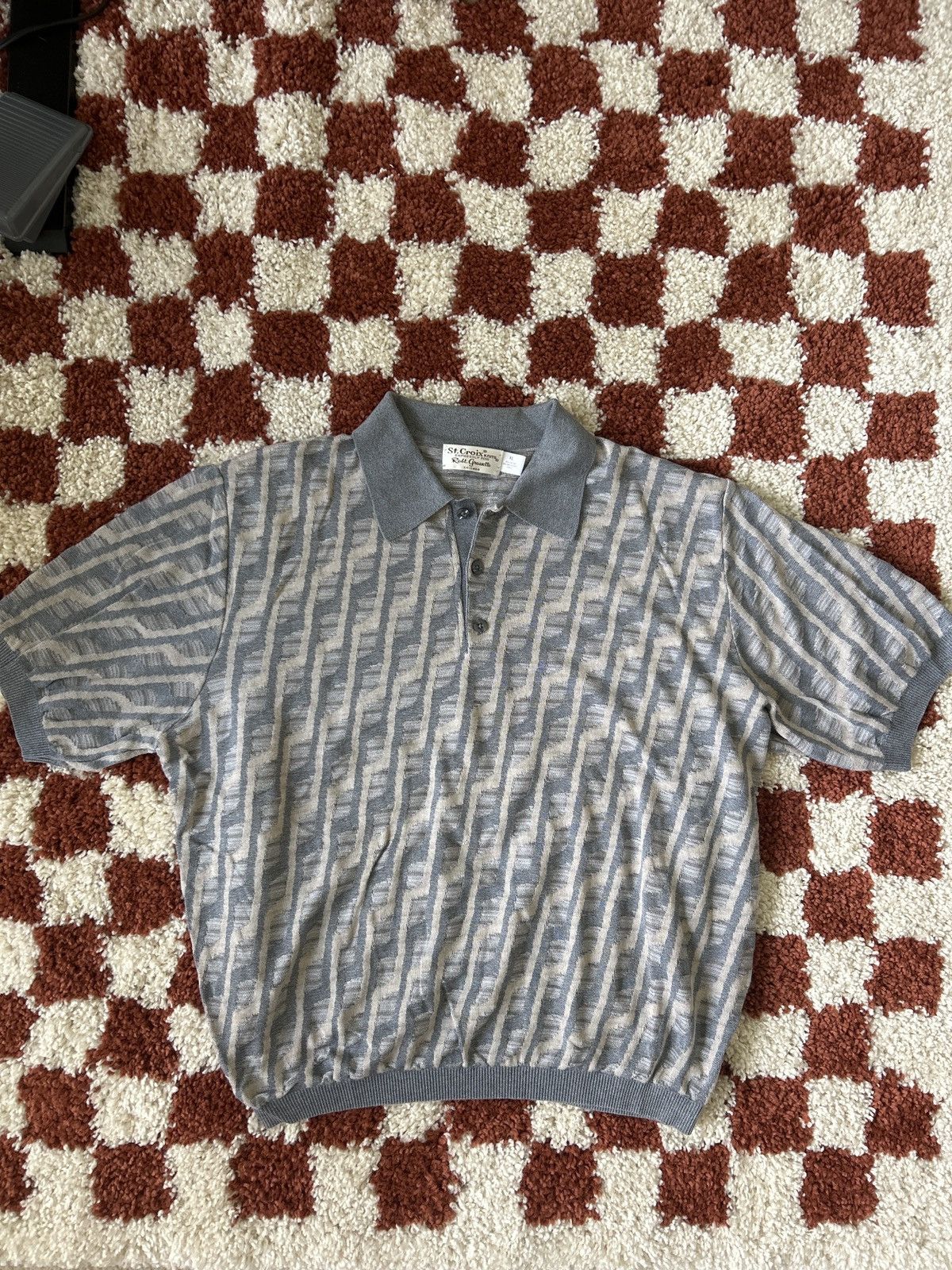 Vintage Vintage Knit Polo Size US XL / EU 56 / 4 - 1 Thumbnail