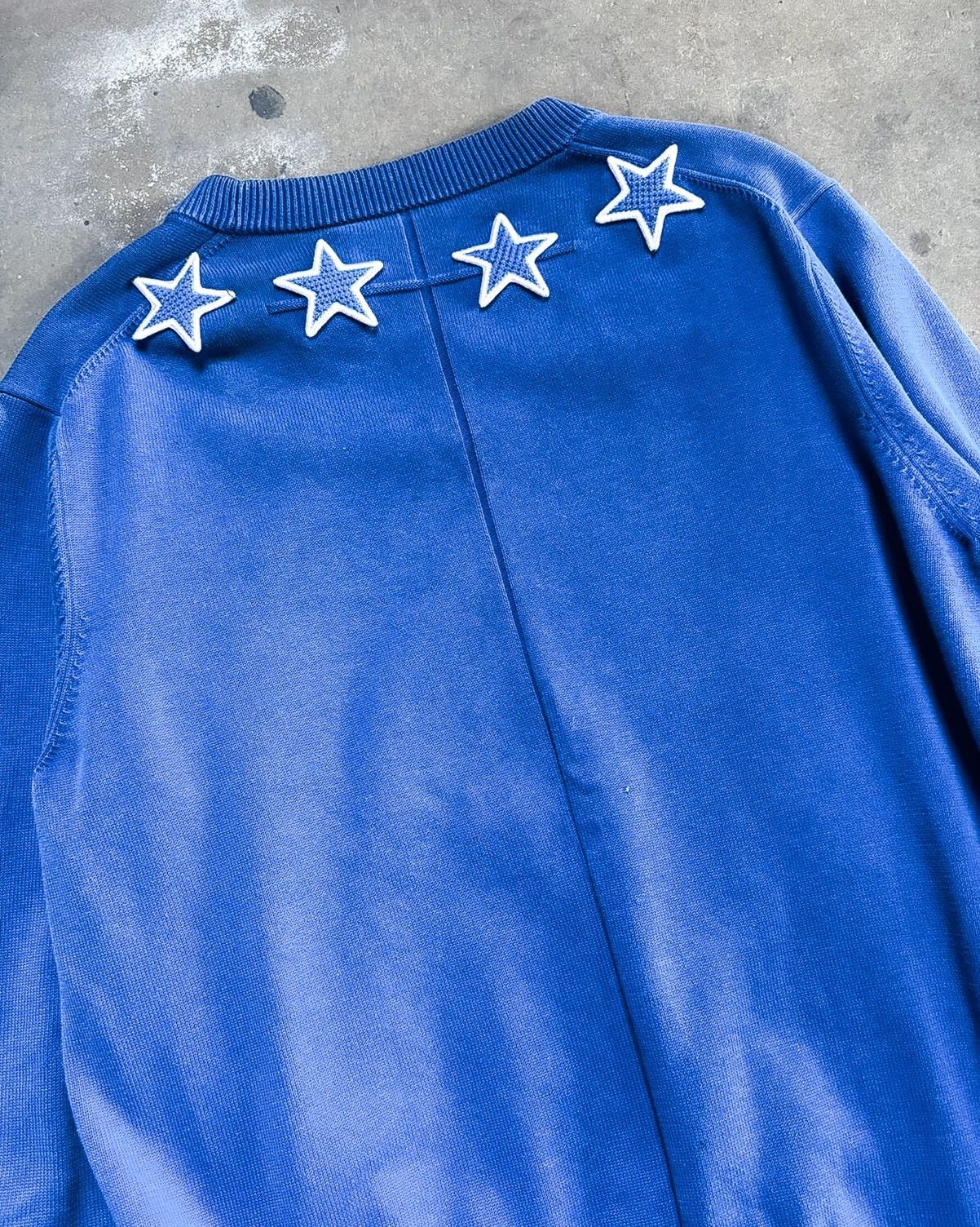 Givenchy S/S16 BLUE STAR COLLAR SWEATER Size US XS / EU 42 / 0 - 4 Thumbnail