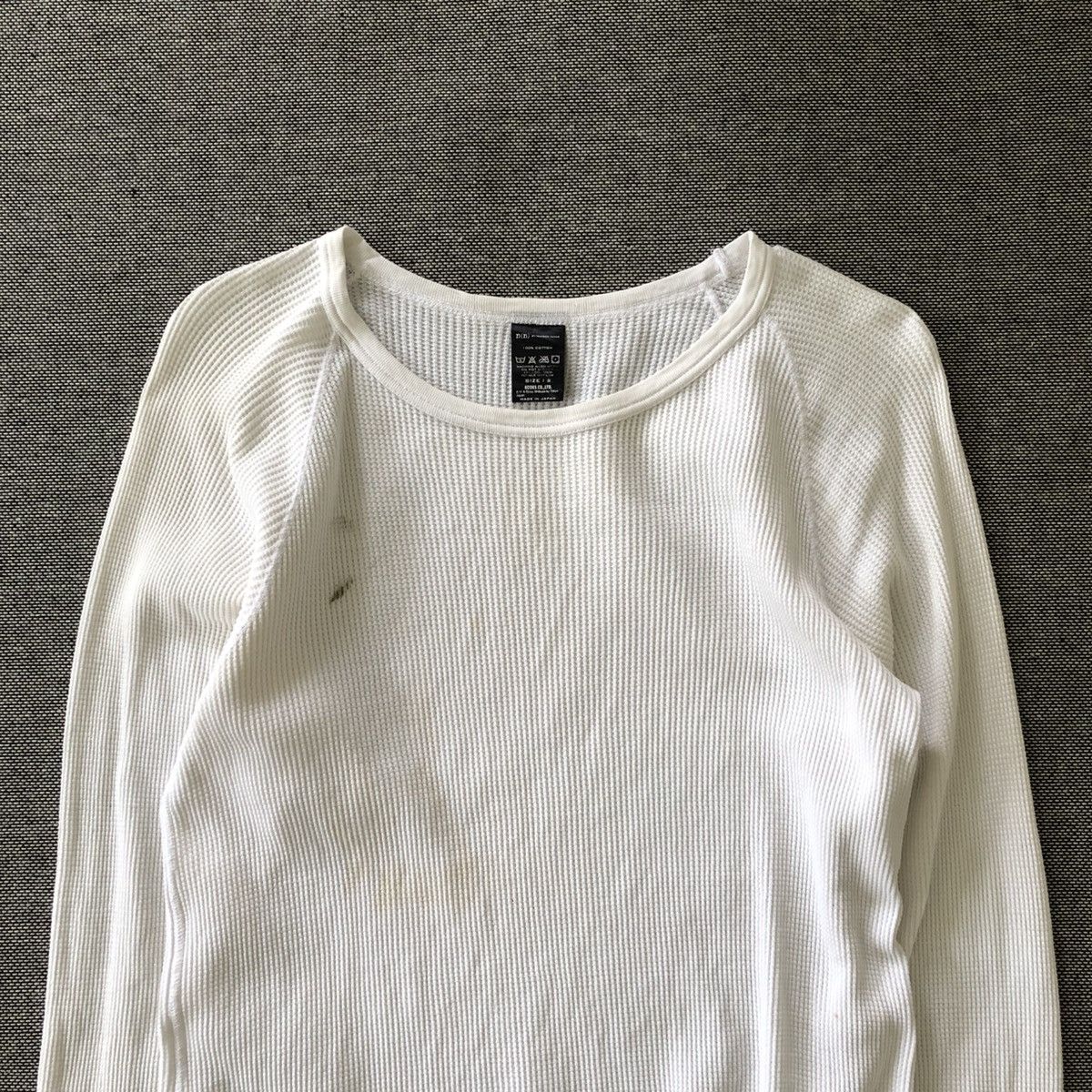 Number (N)ine NUMBER (N)INE Plain Waffle Longsleeve Shirt Size US S / EU 44-46 / 1 - 2 Thumbnail