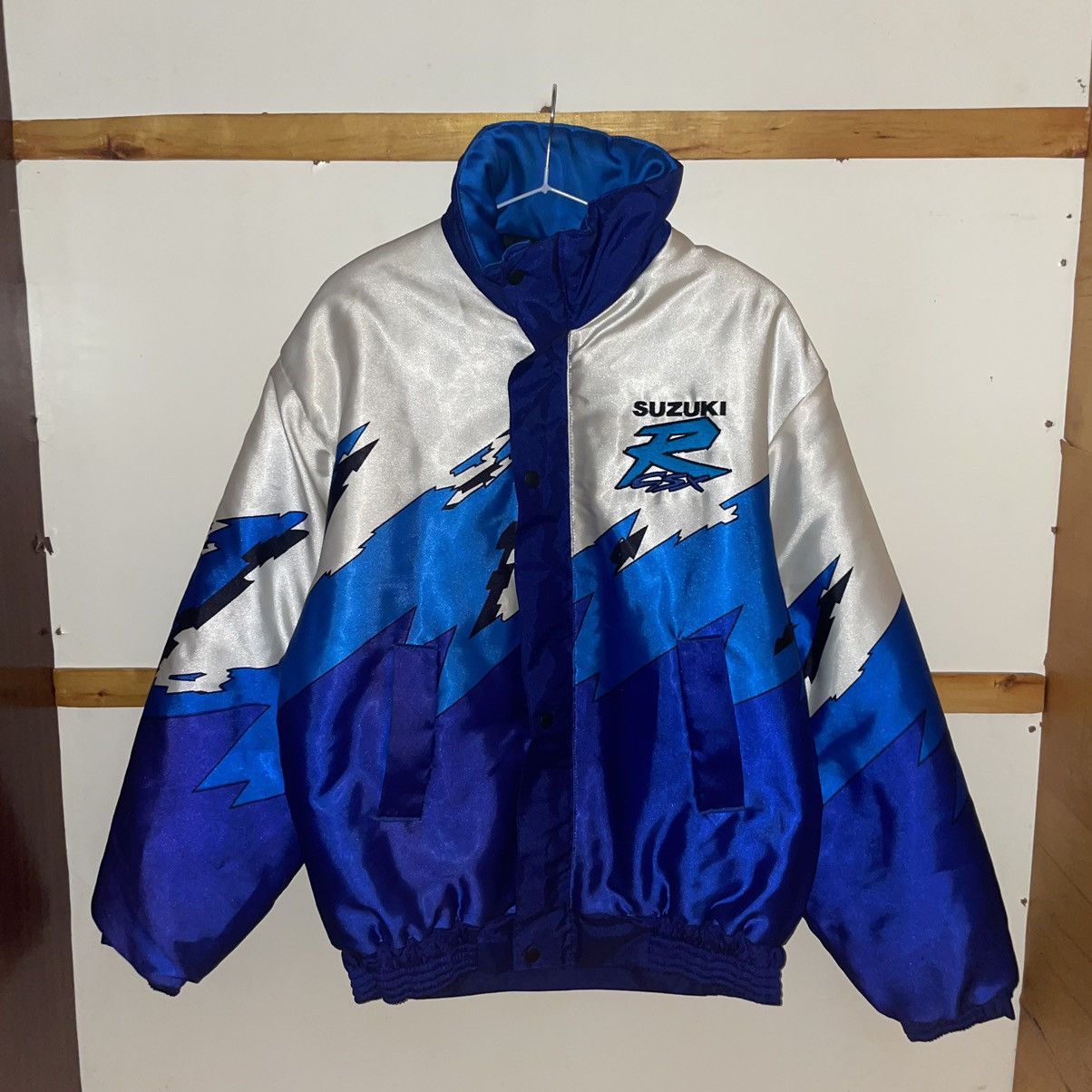 image of Akito Suzuki Gsx Racing Jacket in Blue, Men's (Size Medium)